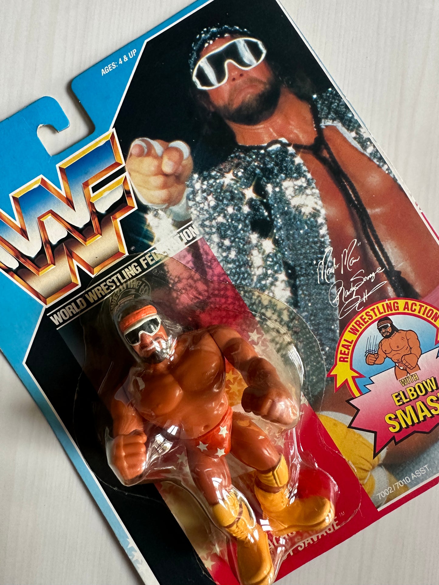 Macho Man Randy Savage Series 1 WWF Hasbro MOC figure
