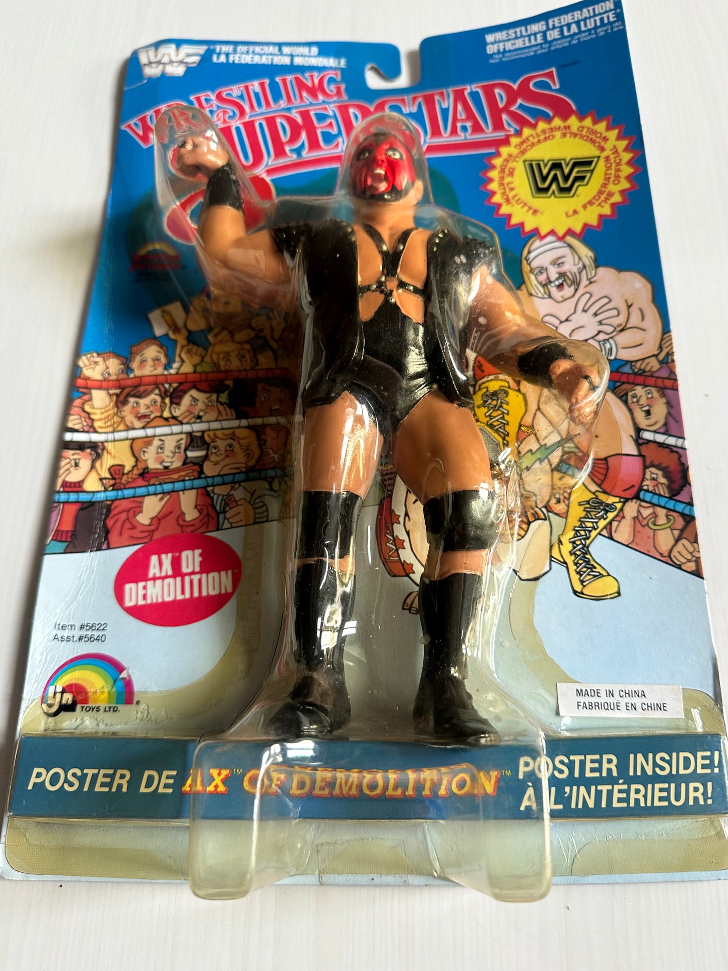 Ax of Demolition WWF LJN MOC figure