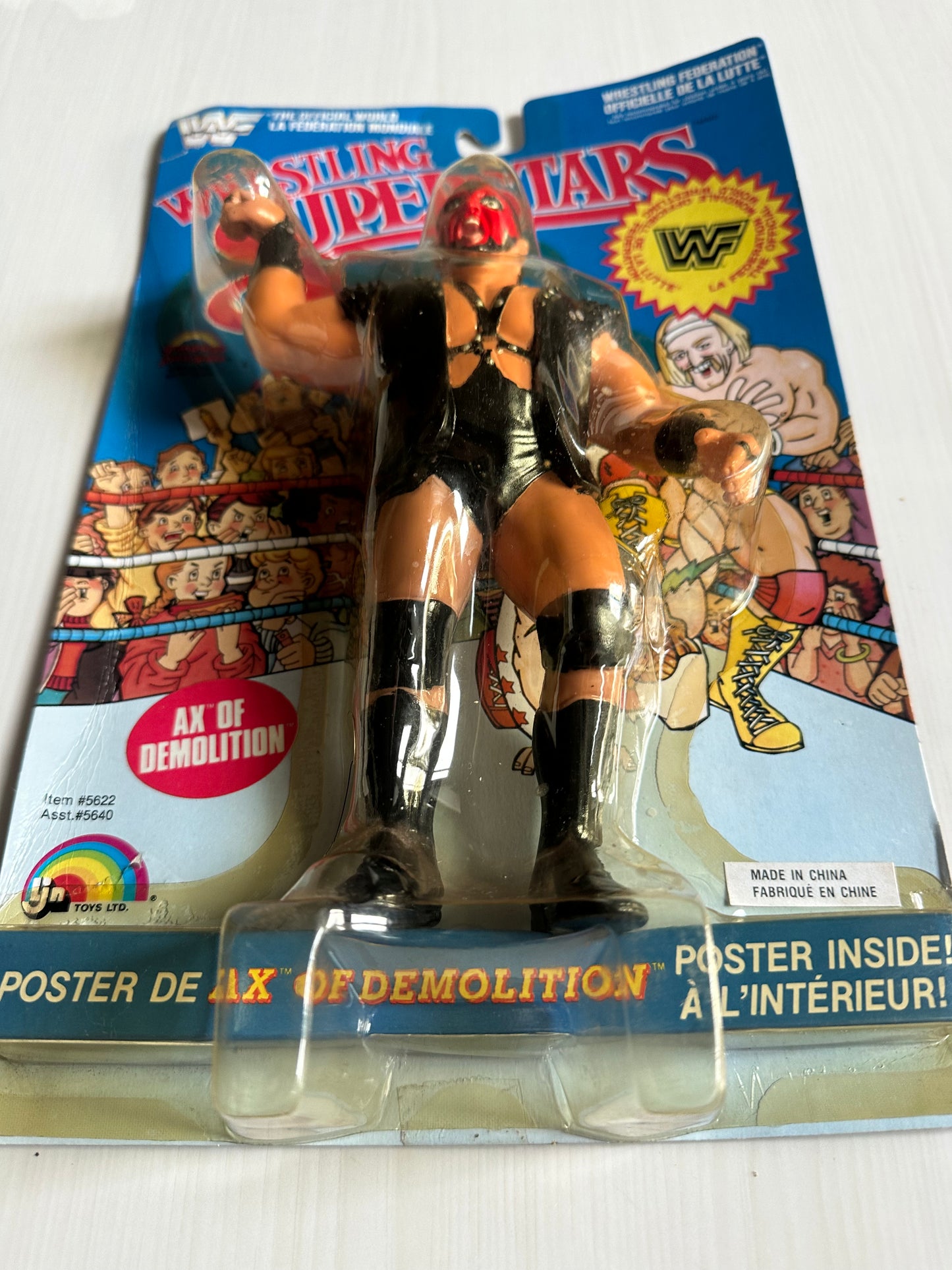Ax of Demolition WWF LJN MOC figure