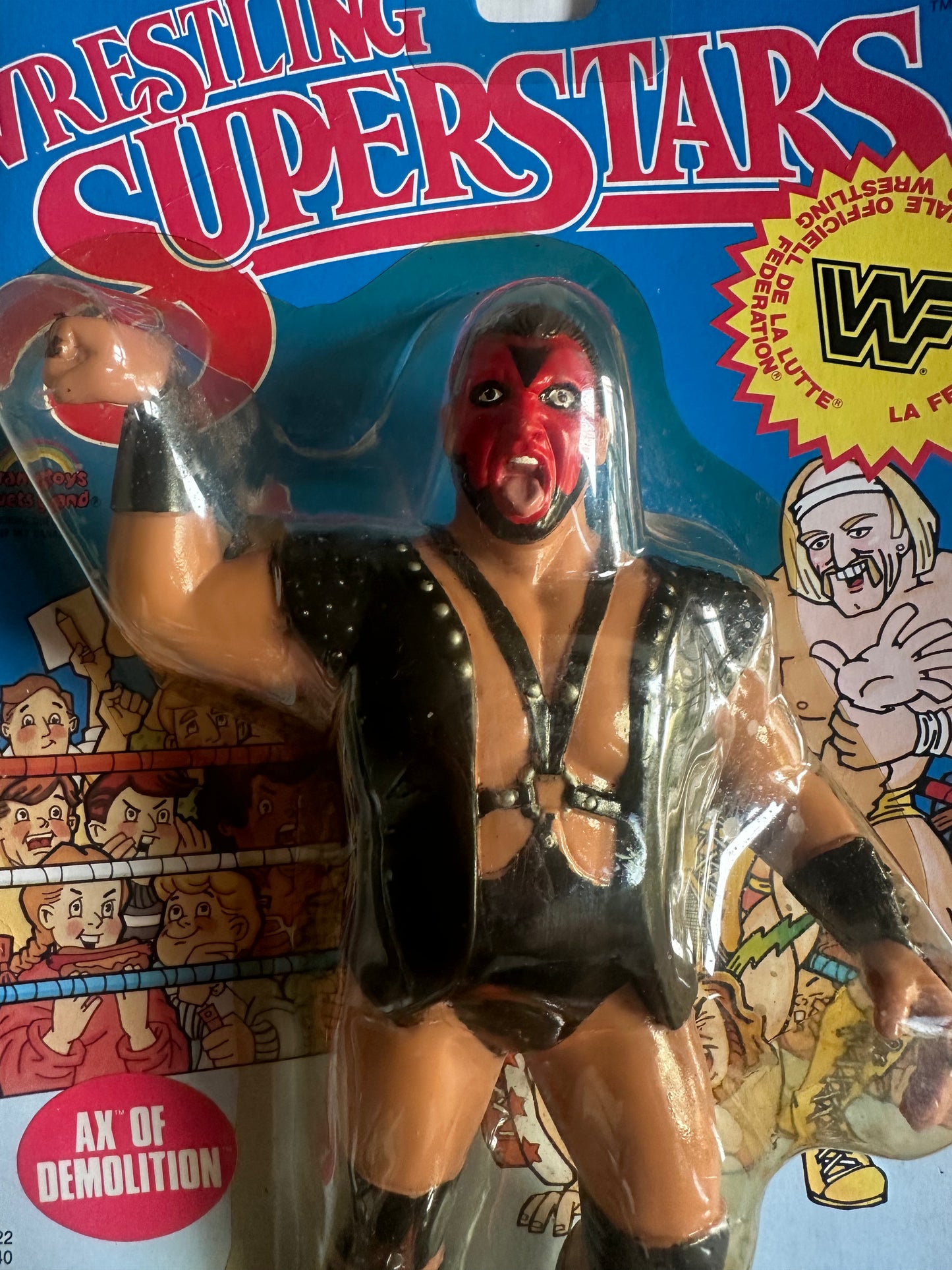 Ax of Demolition WWF LJN MOC figure
