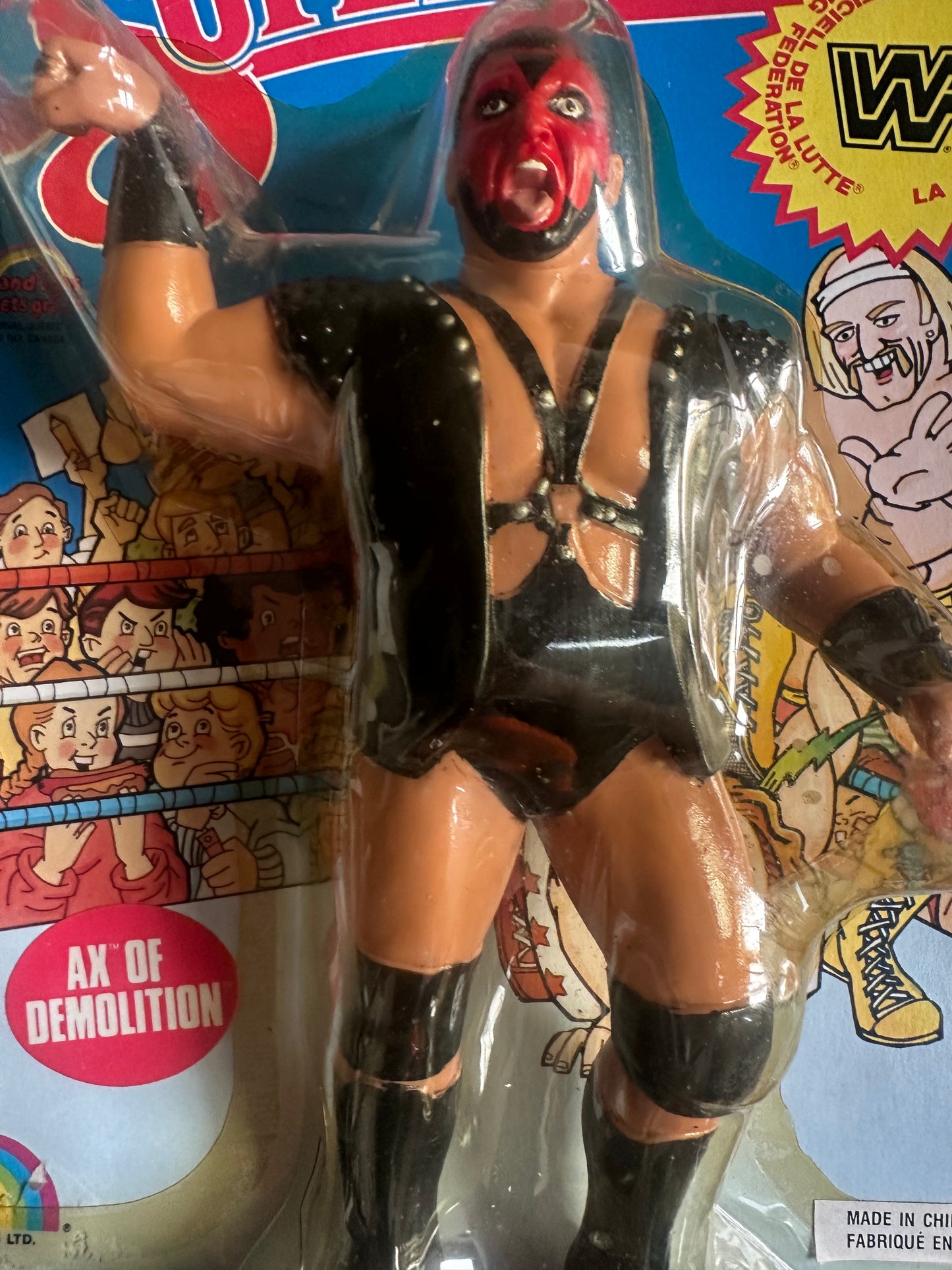 Ax of Demolition WWF LJN MOC figure