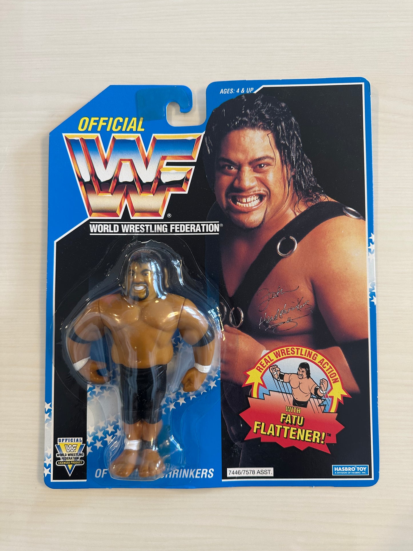 Fatu the Headshrinker Series 10 WWF Hasbro