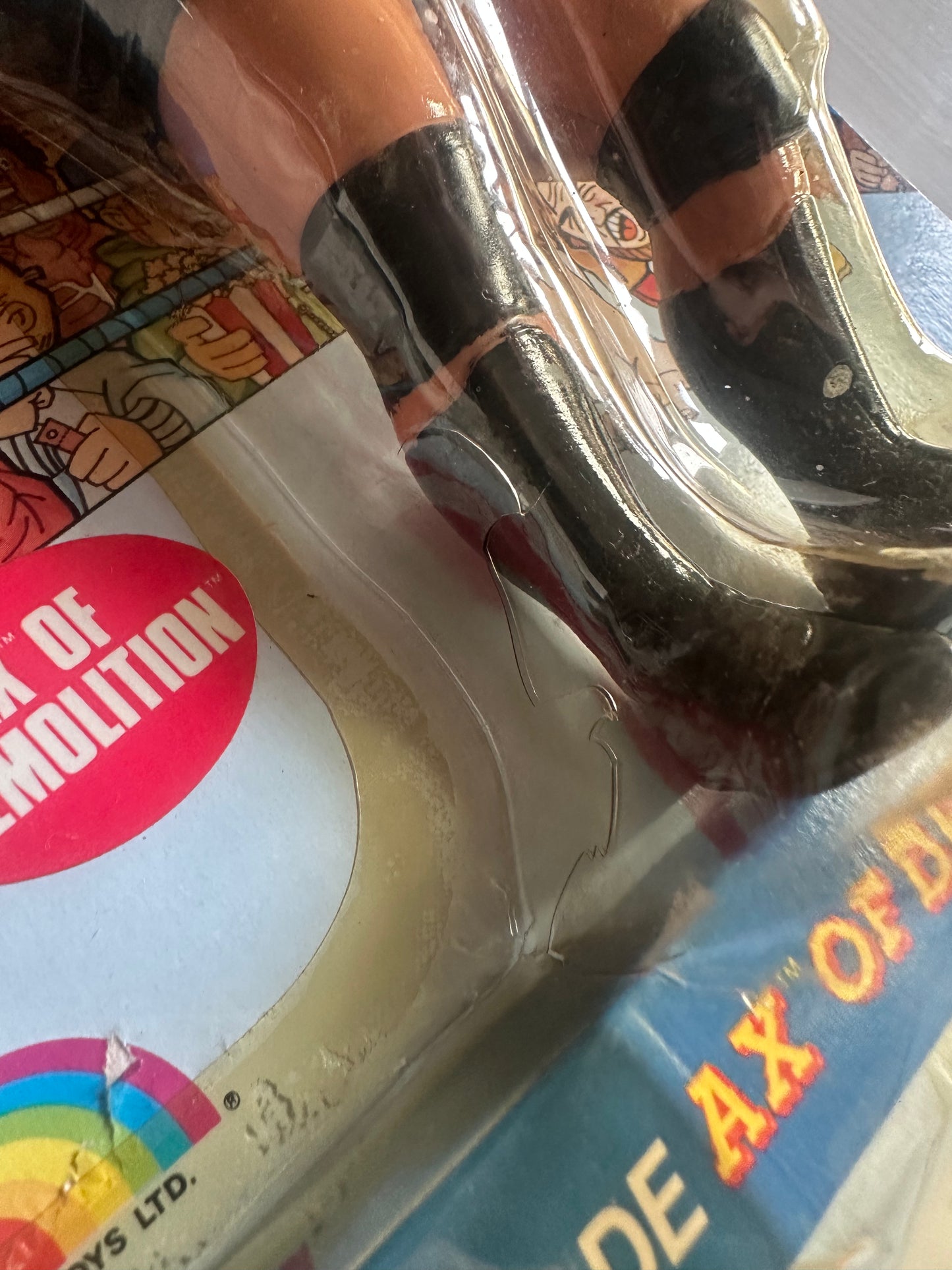 Ax of Demolition WWF LJN MOC figure
