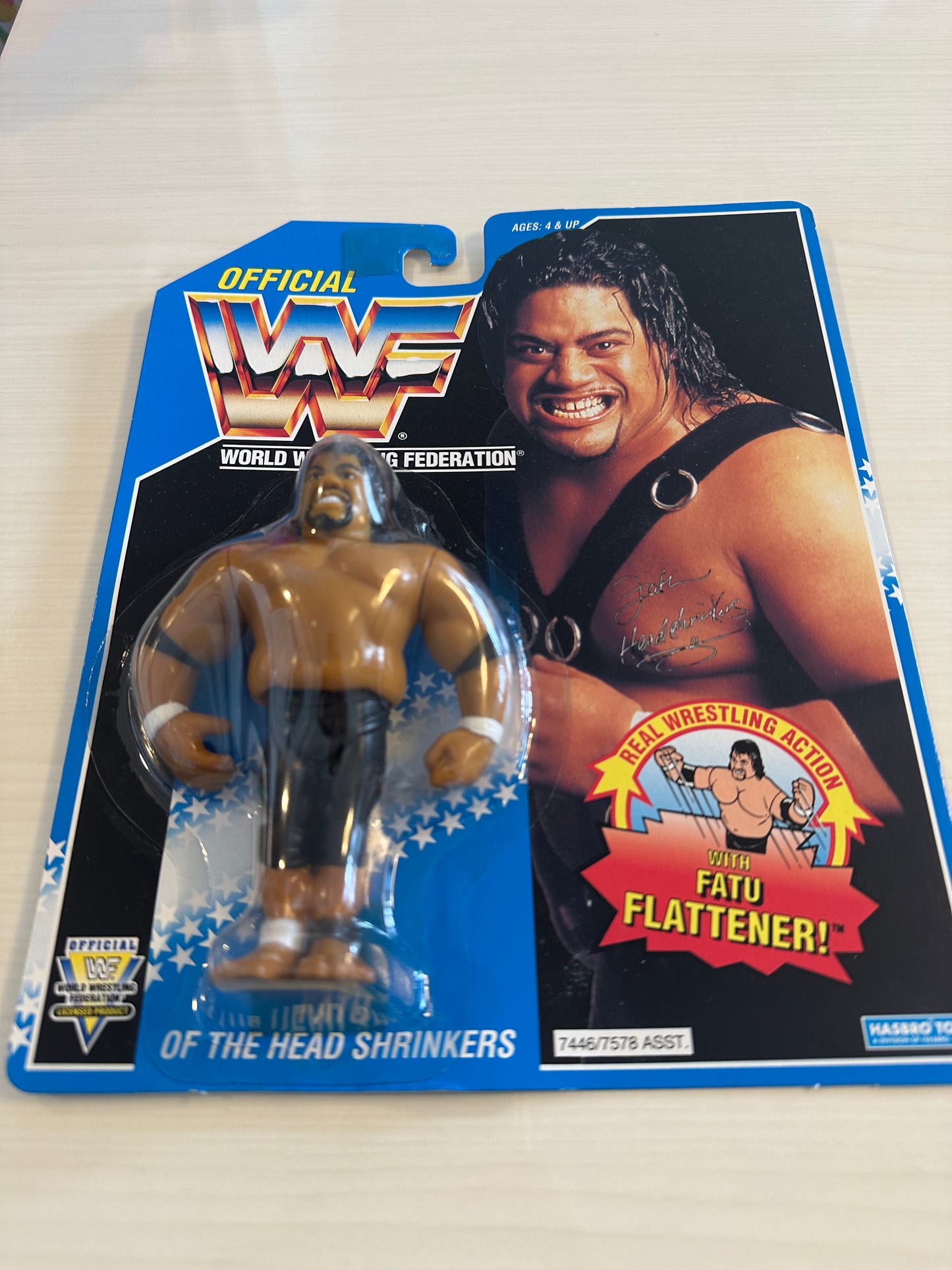 Fatu the Headshrinker Series 10 WWF Hasbro
