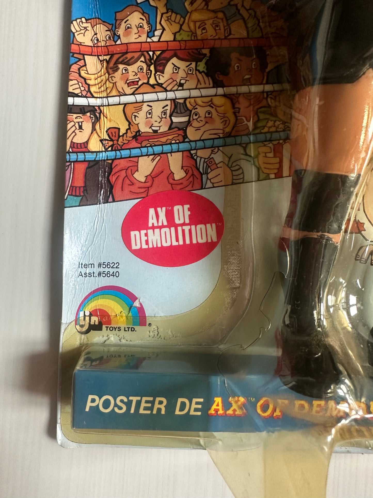 Ax of Demolition WWF LJN MOC figure