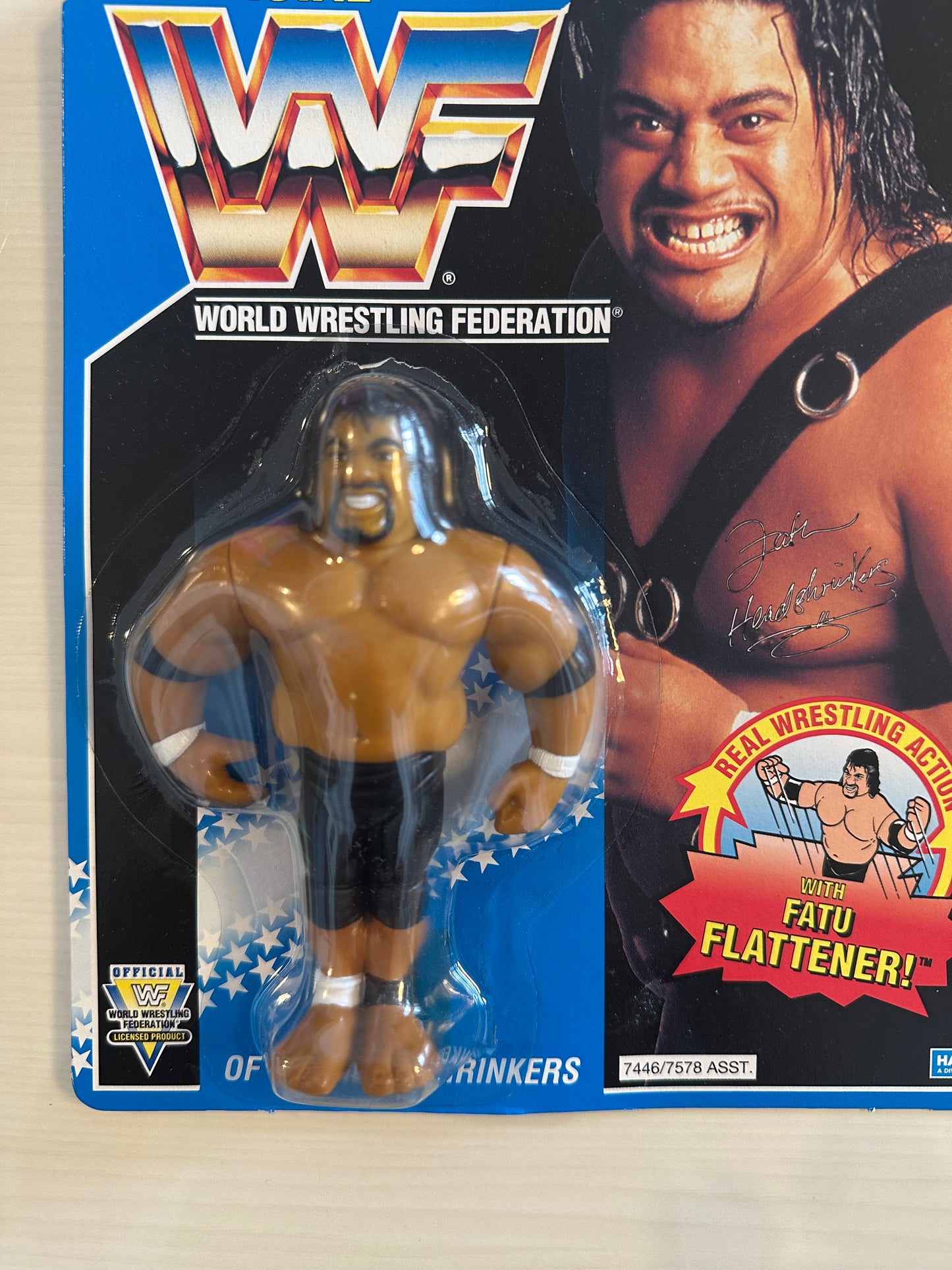 Fatu the Headshrinker Series 10 WWF Hasbro