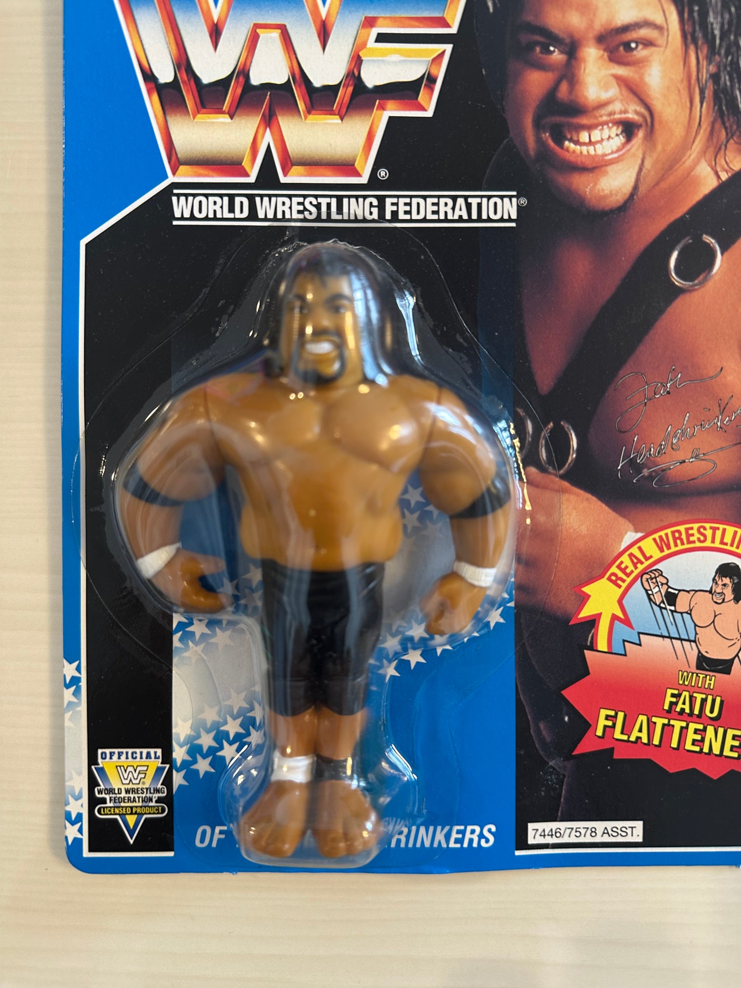 Fatu the Headshrinker Series 10 WWF Hasbro