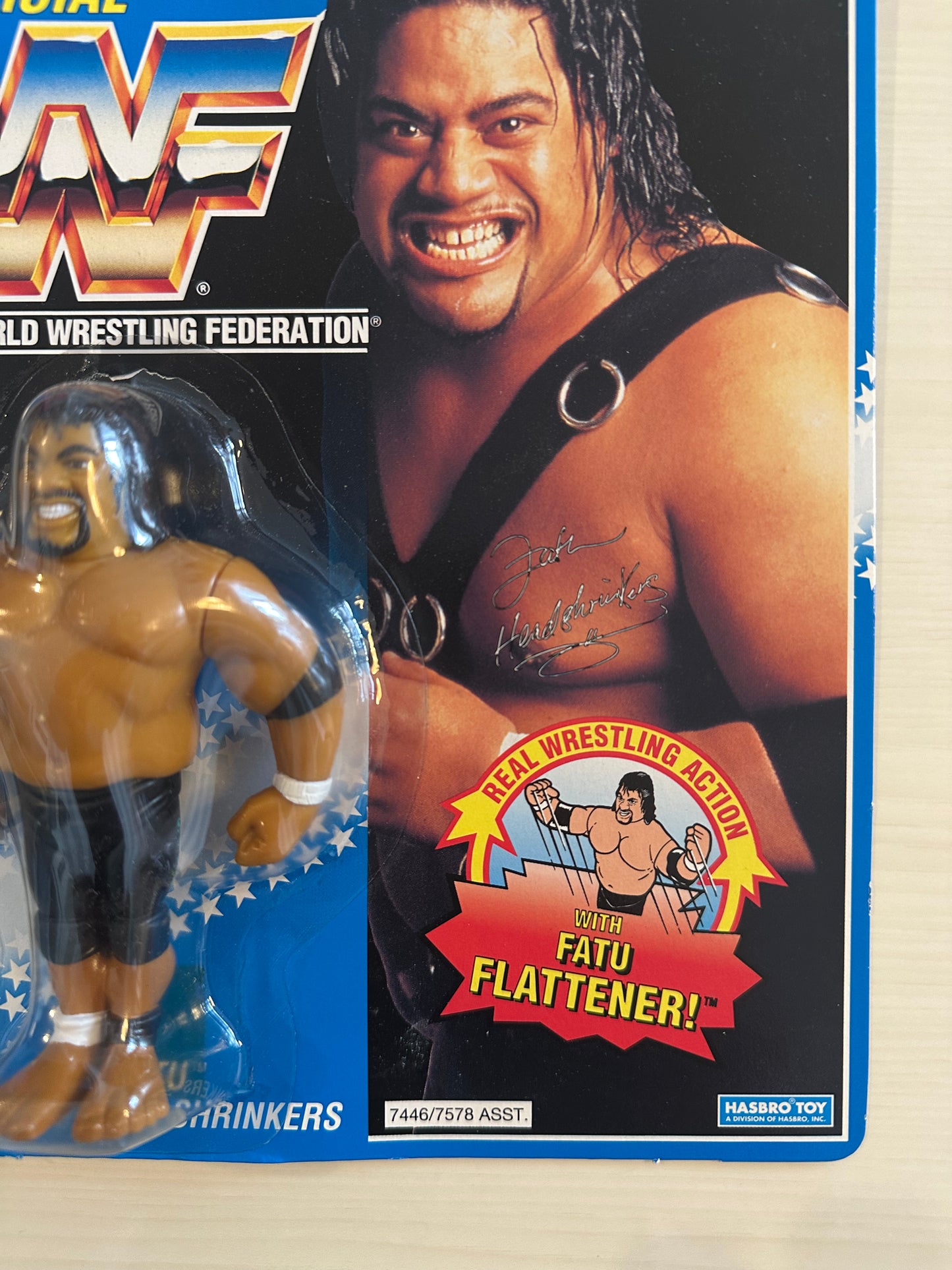 Fatu the Headshrinker Series 10 WWF Hasbro
