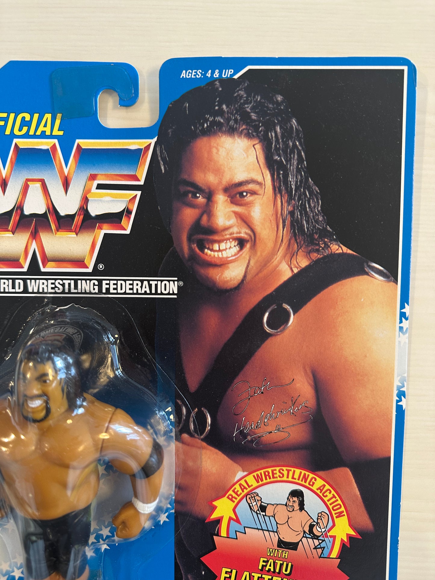 Fatu the Headshrinker Series 10 WWF Hasbro