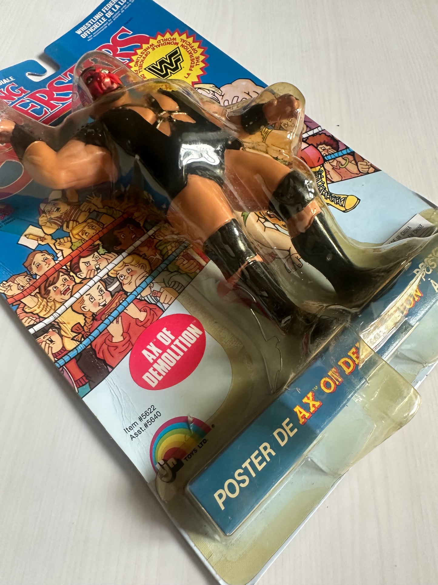 Ax of Demolition WWF LJN MOC figure