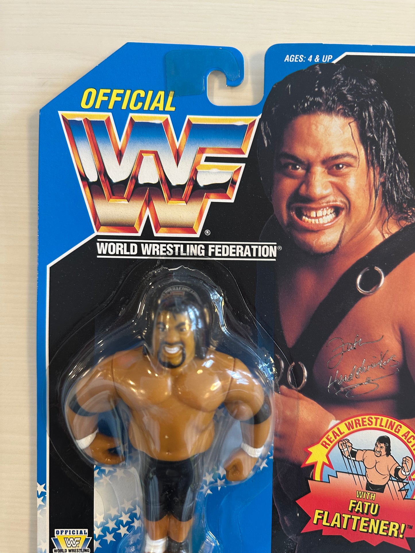 Fatu the Headshrinker Series 10 WWF Hasbro