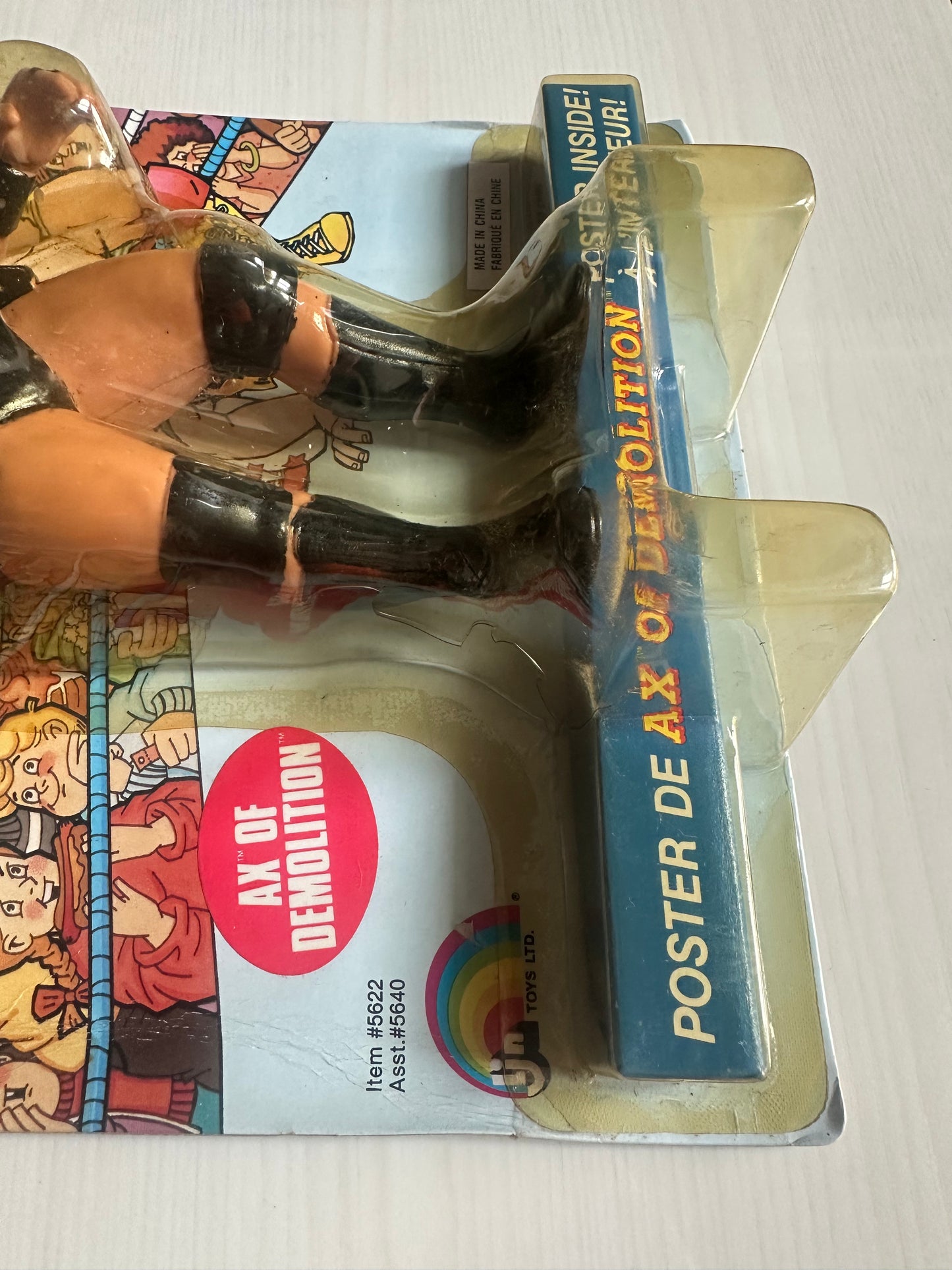 Ax of Demolition WWF LJN MOC figure
