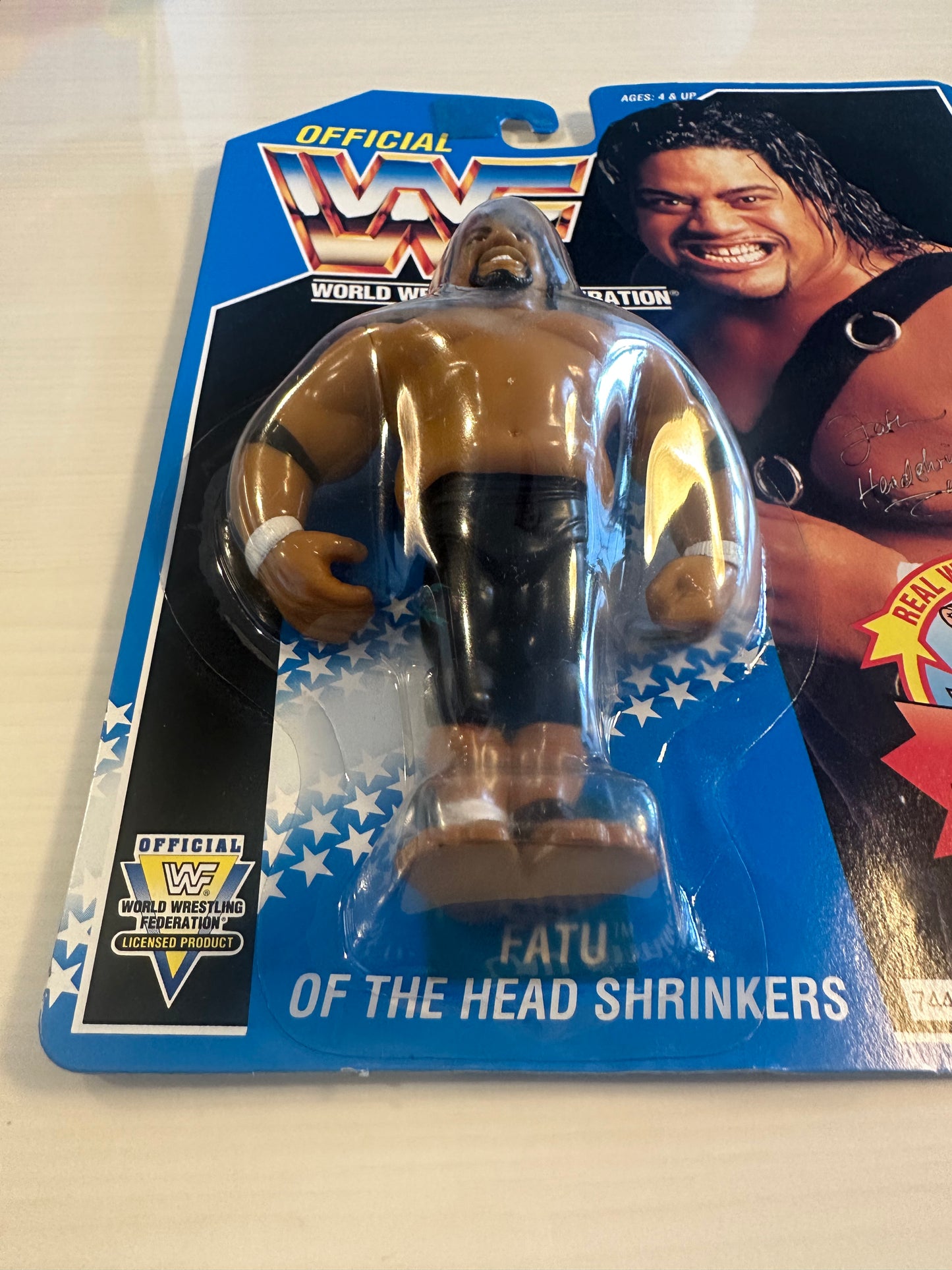 Fatu the Headshrinker Series 10 WWF Hasbro