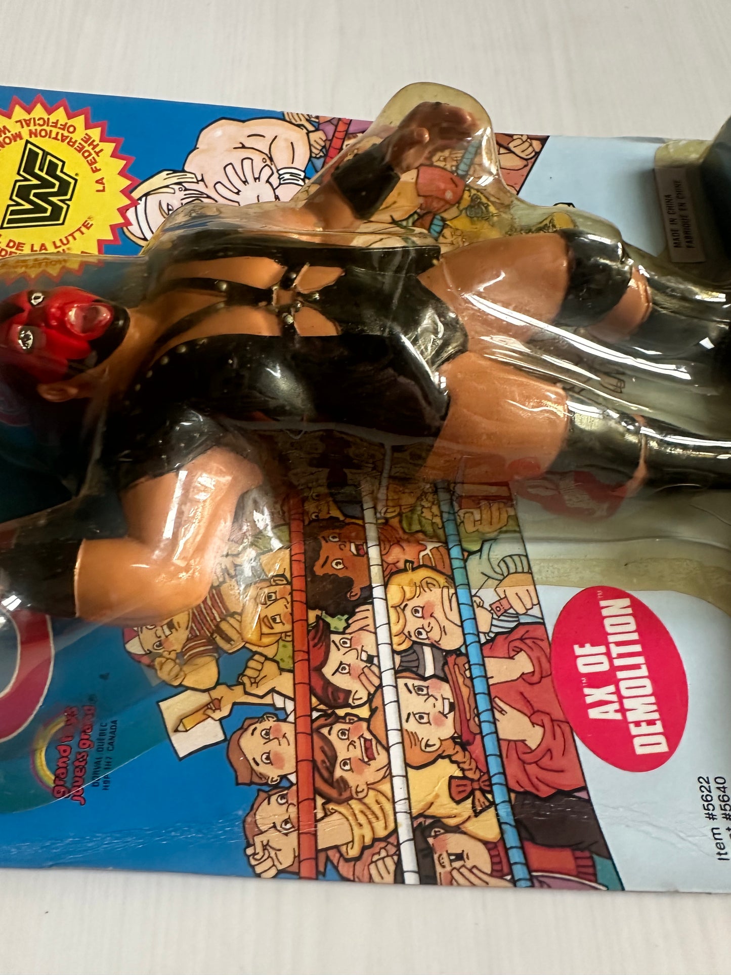 Ax of Demolition WWF LJN MOC figure