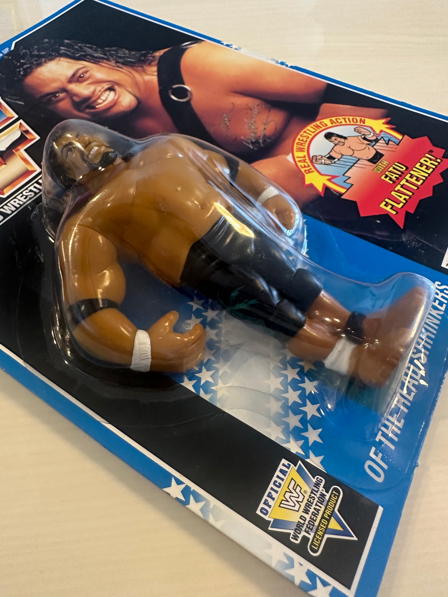 Fatu the Headshrinker Series 10 WWF Hasbro
