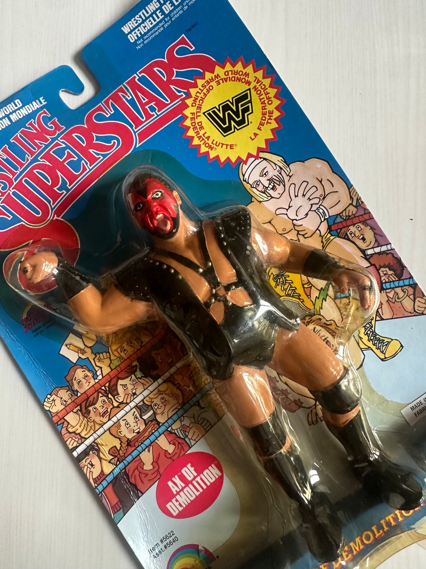 Ax of Demolition WWF LJN MOC figure