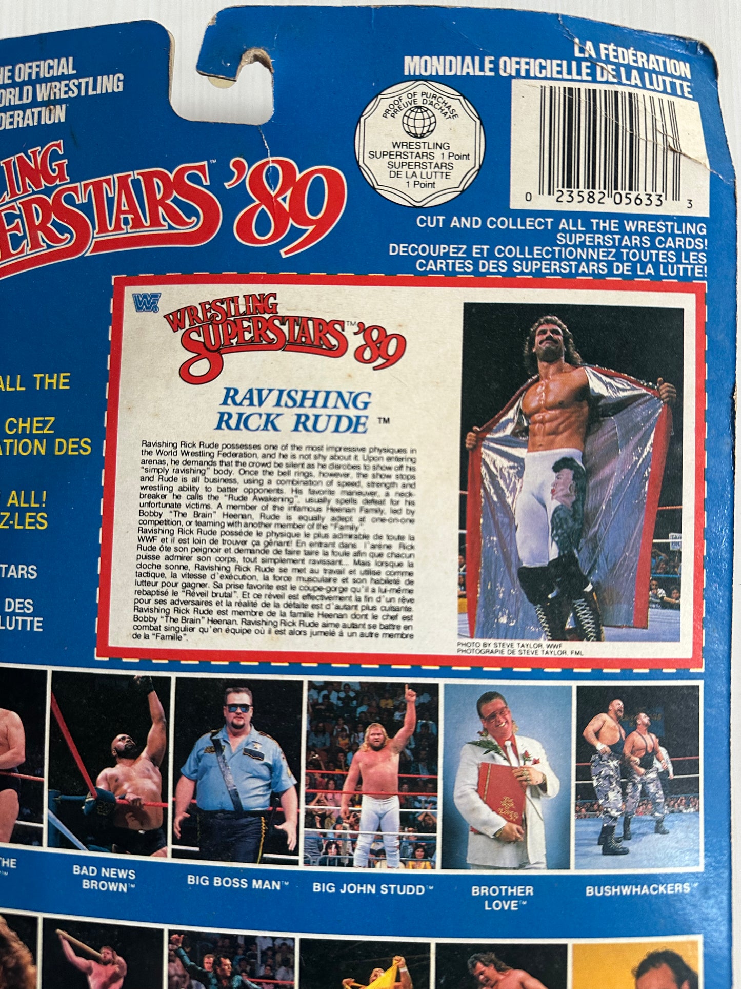 Ravishing Rick Rude WWF LJN MOC figure