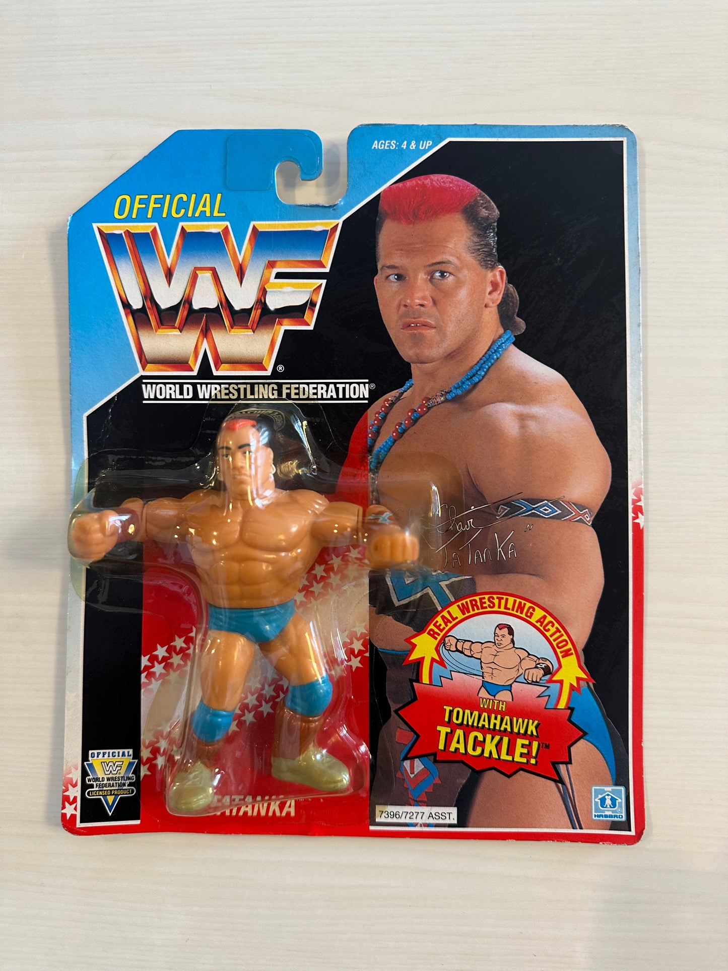Tatanka Series 6 WWF Hasbro