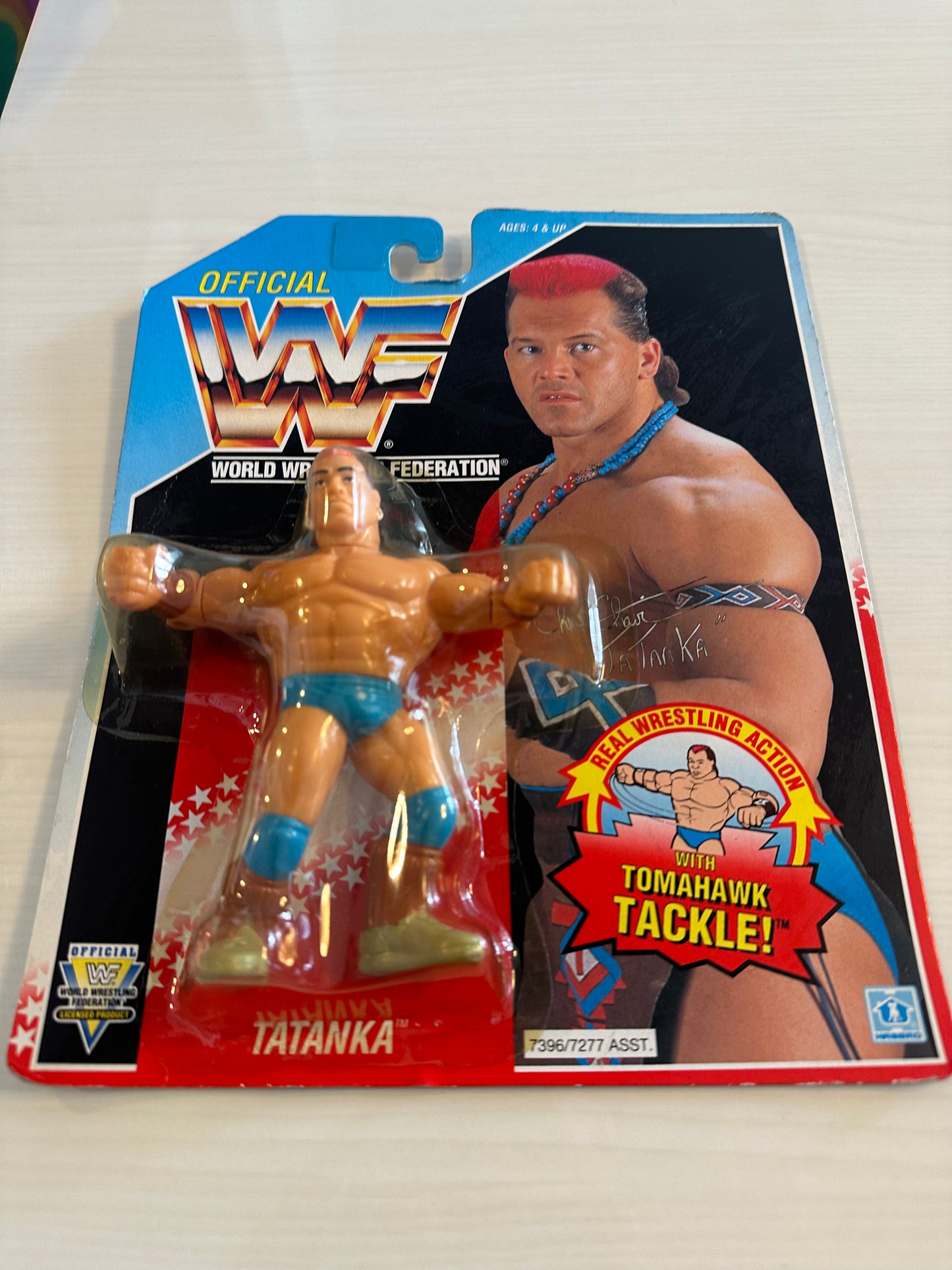 Tatanka Series 6 WWF Hasbro
