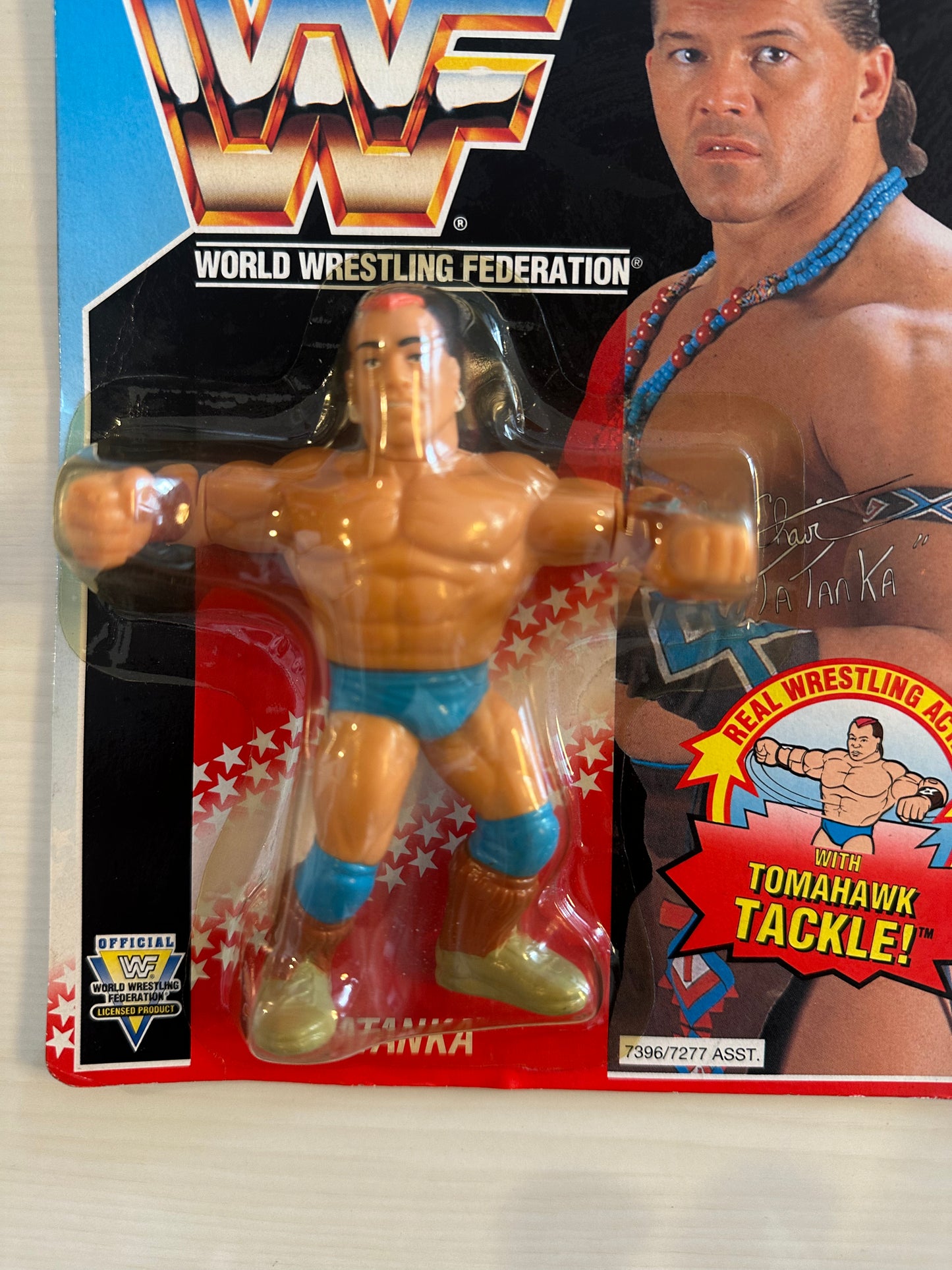 Tatanka Series 6 WWF Hasbro