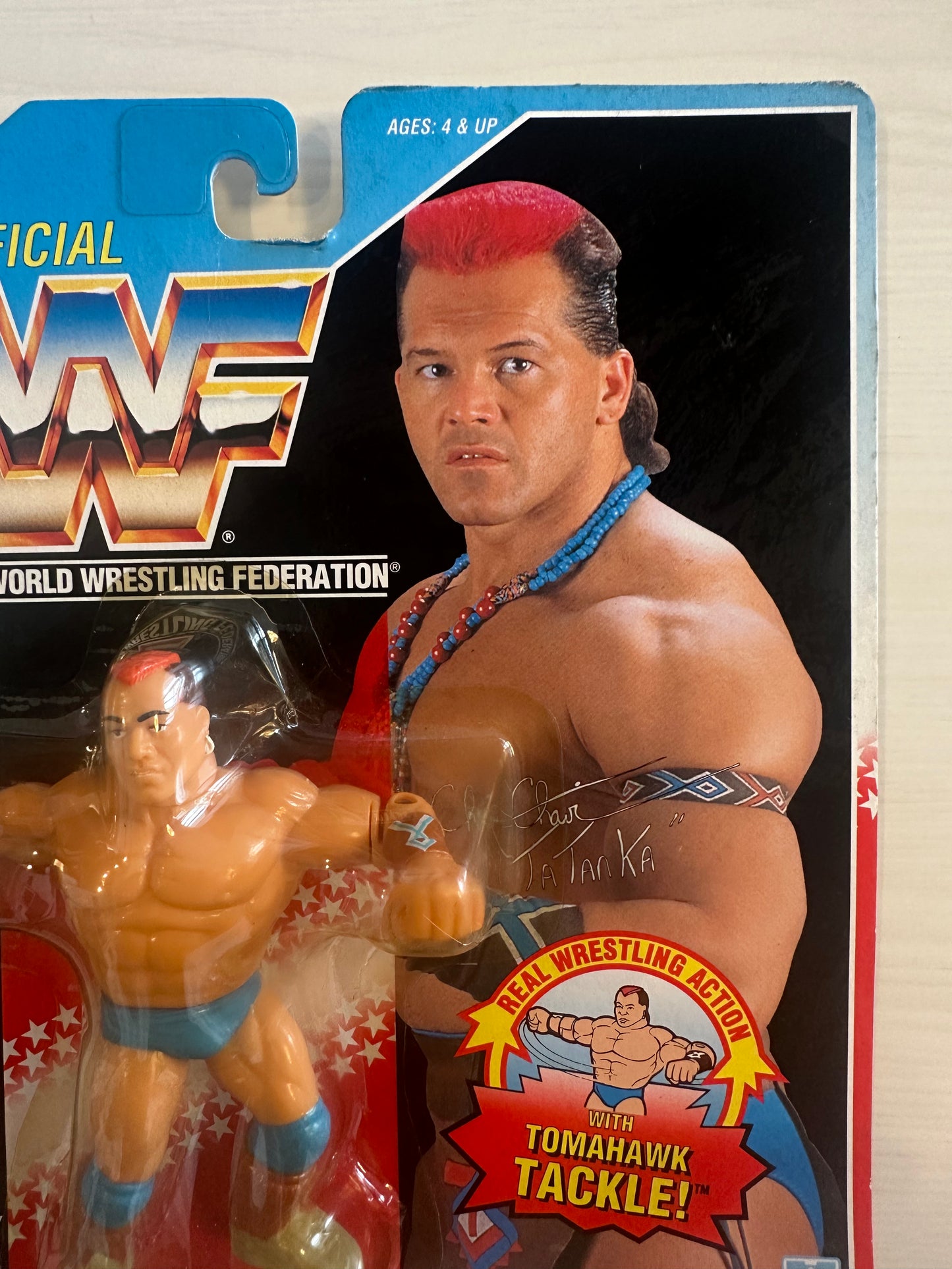 Tatanka Series 6 WWF Hasbro