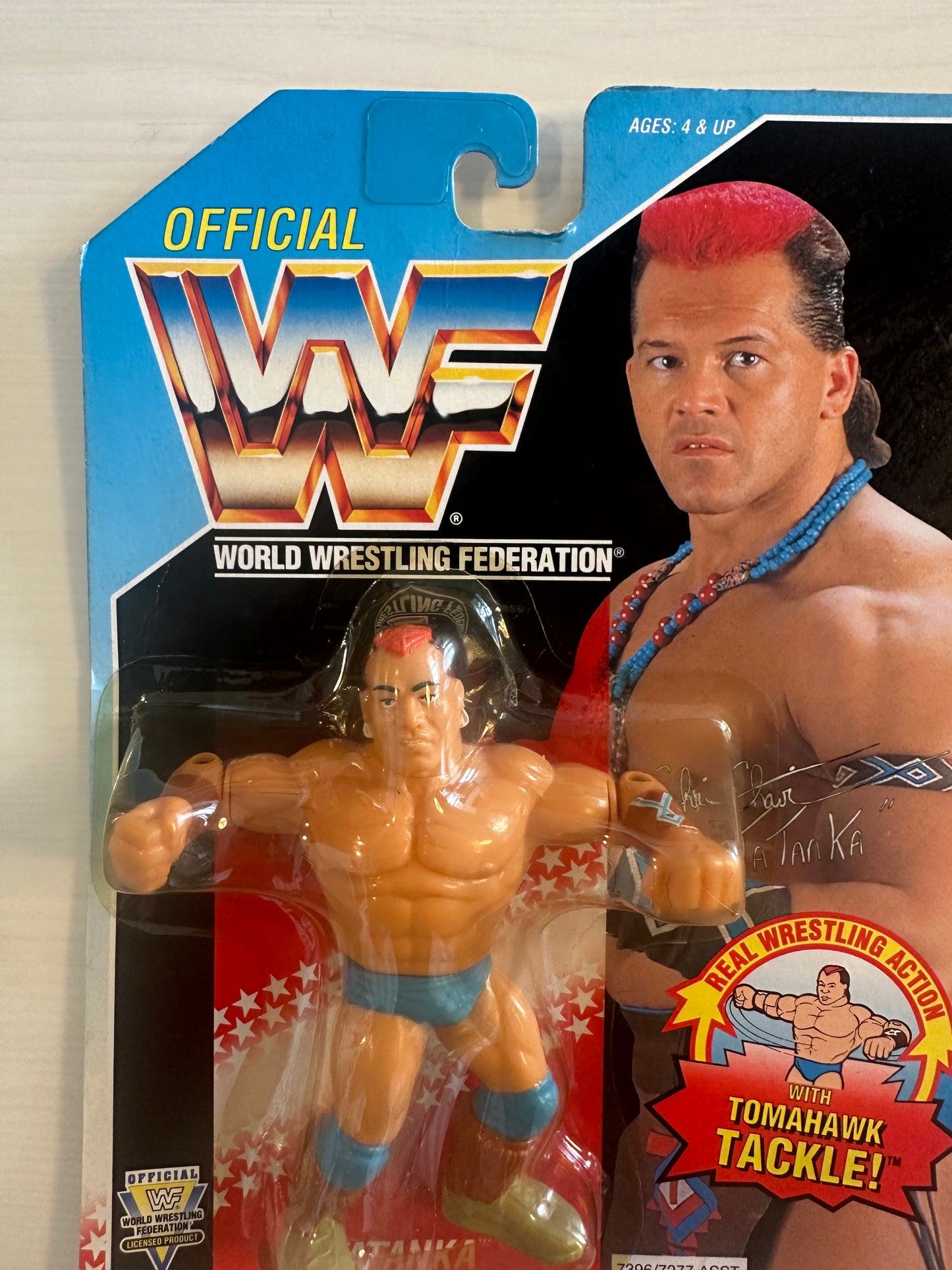 Tatanka Series 6 WWF Hasbro