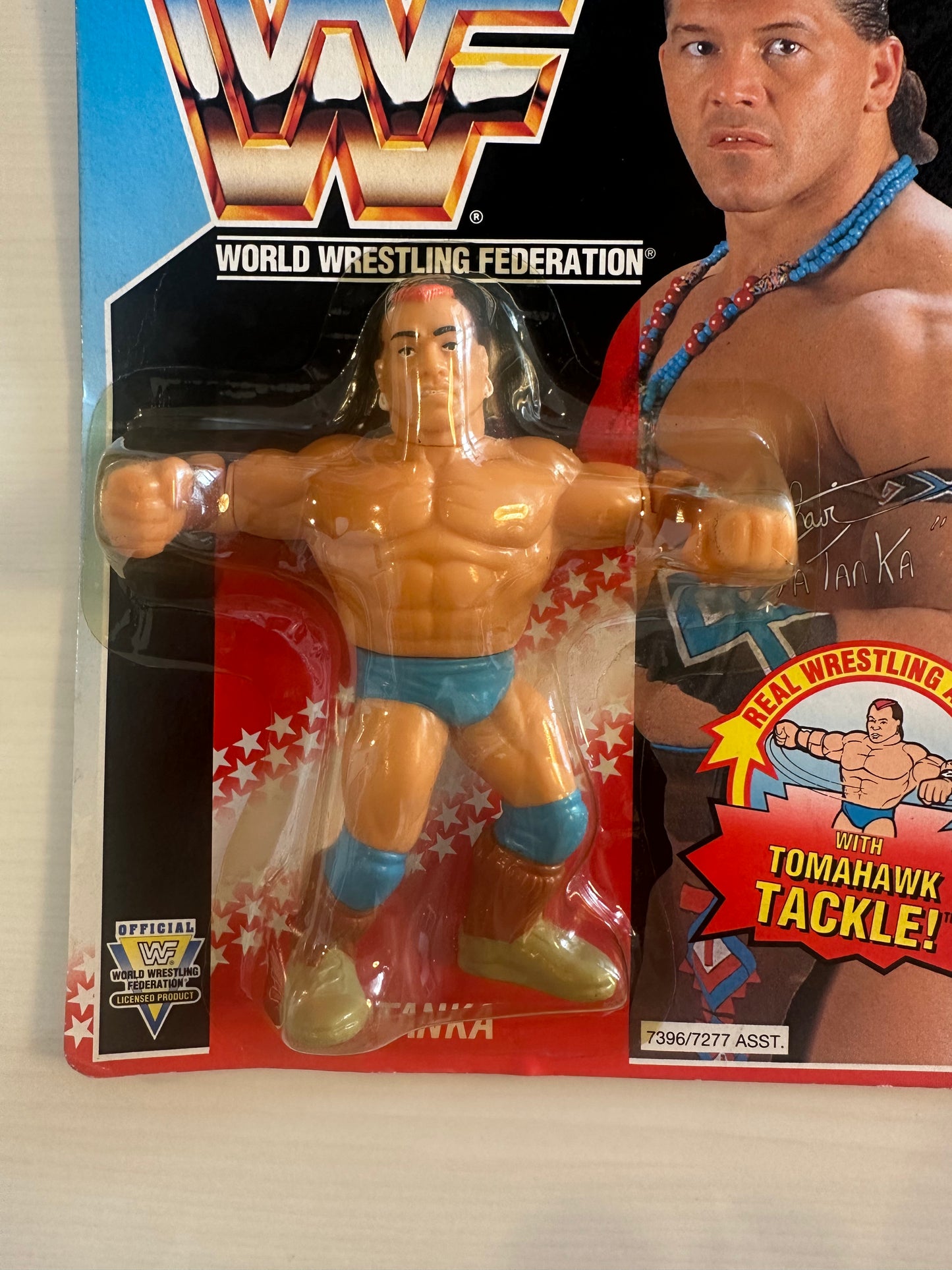 Tatanka Series 6 WWF Hasbro