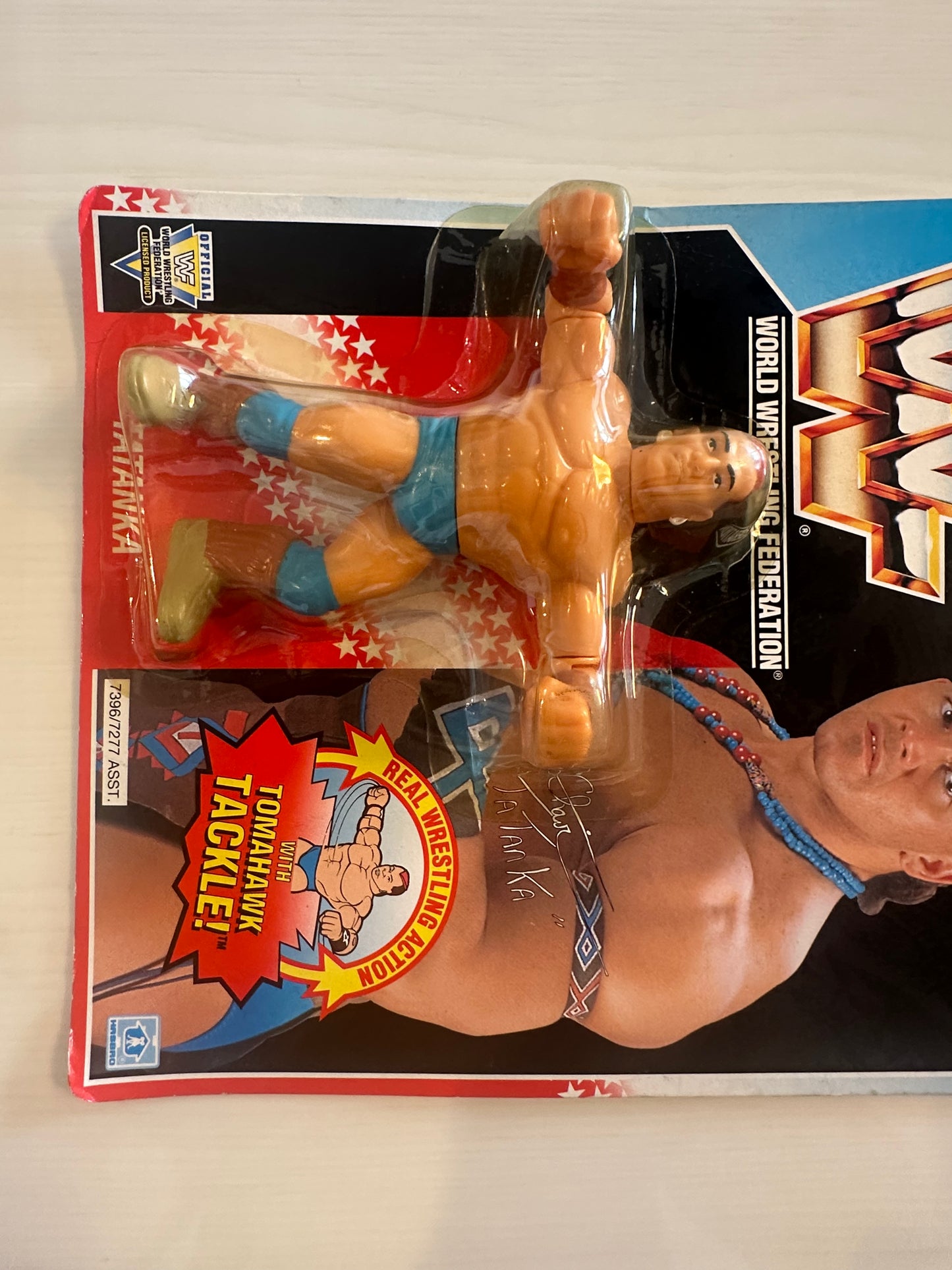 Tatanka Series 6 WWF Hasbro