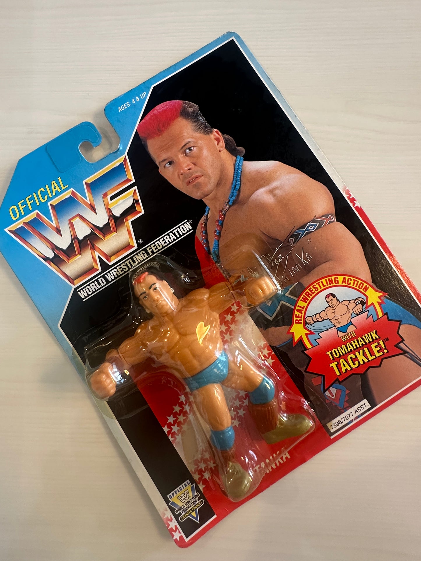 Tatanka Series 6 WWF Hasbro