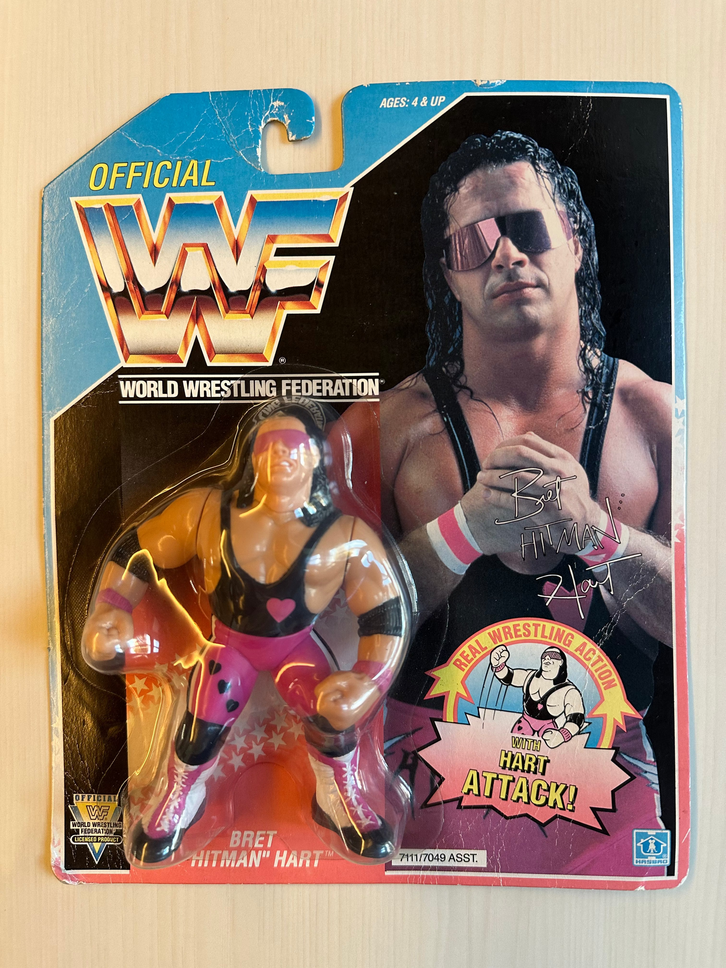Bret the Hitman Hart Series 4 WWF Hasbro
