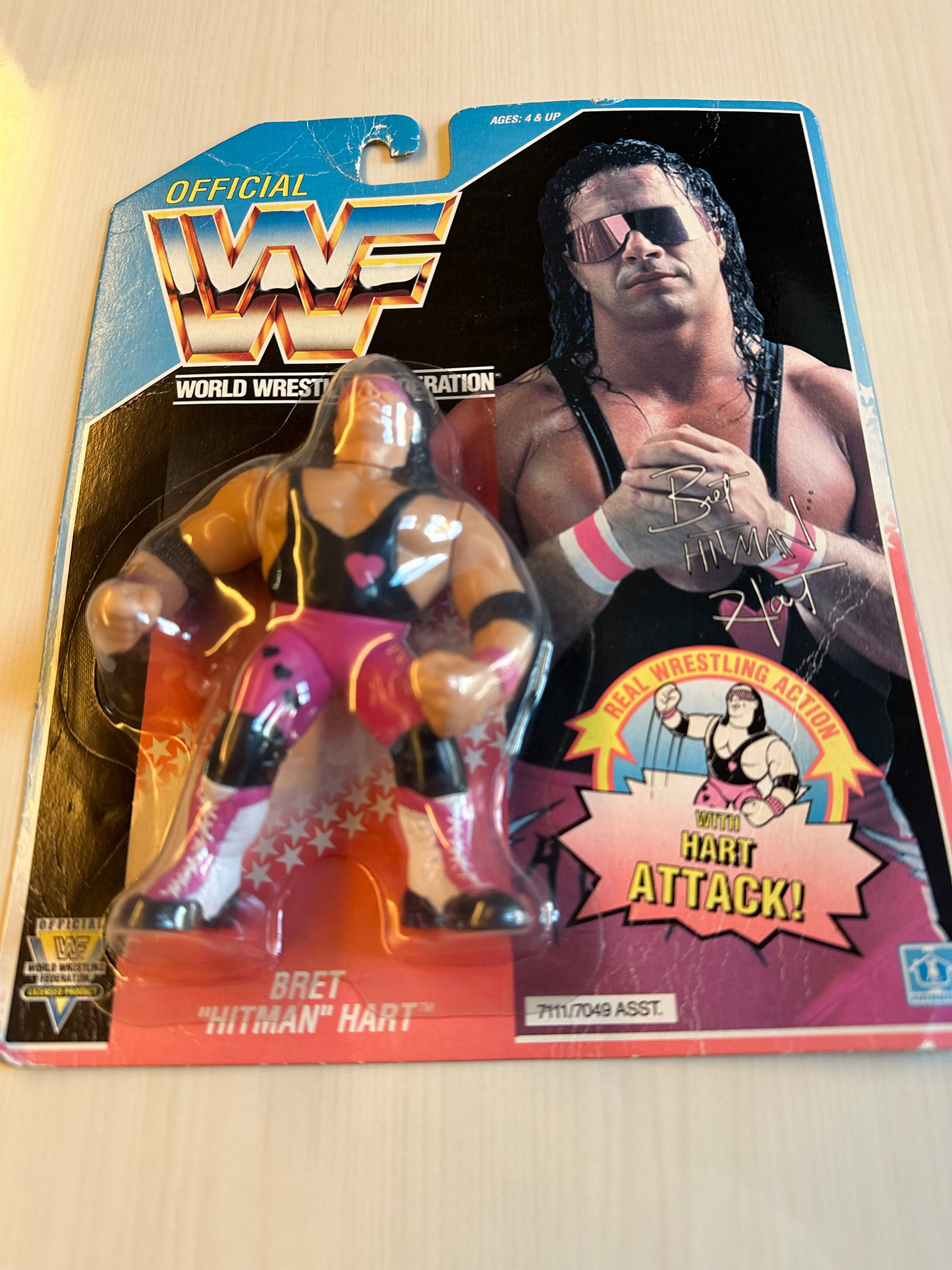 Bret the Hitman Hart Series 4 WWF Hasbro