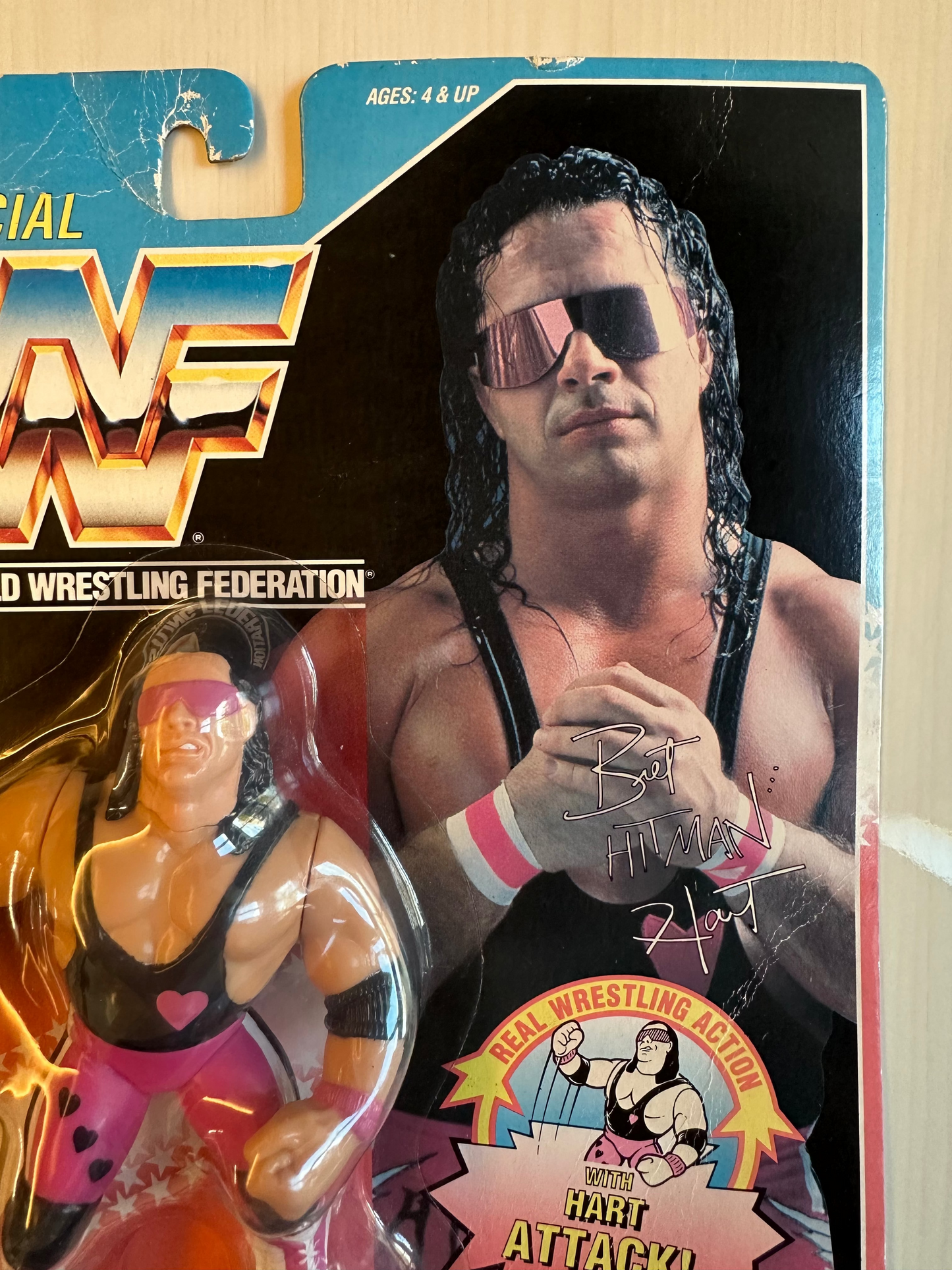 Bret the Hitman Hart Series 4 WWF Hasbro