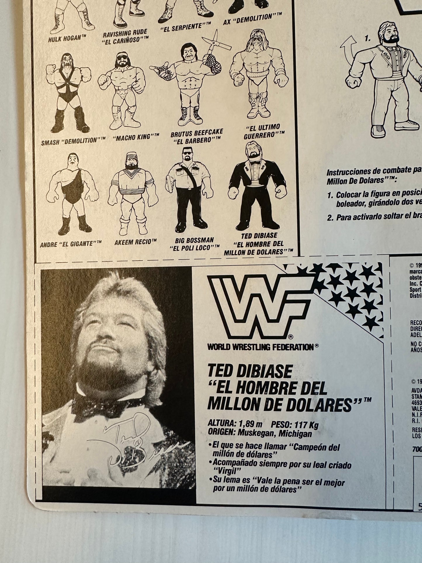 Million Dollar Man Series 1 WWF Hasbro