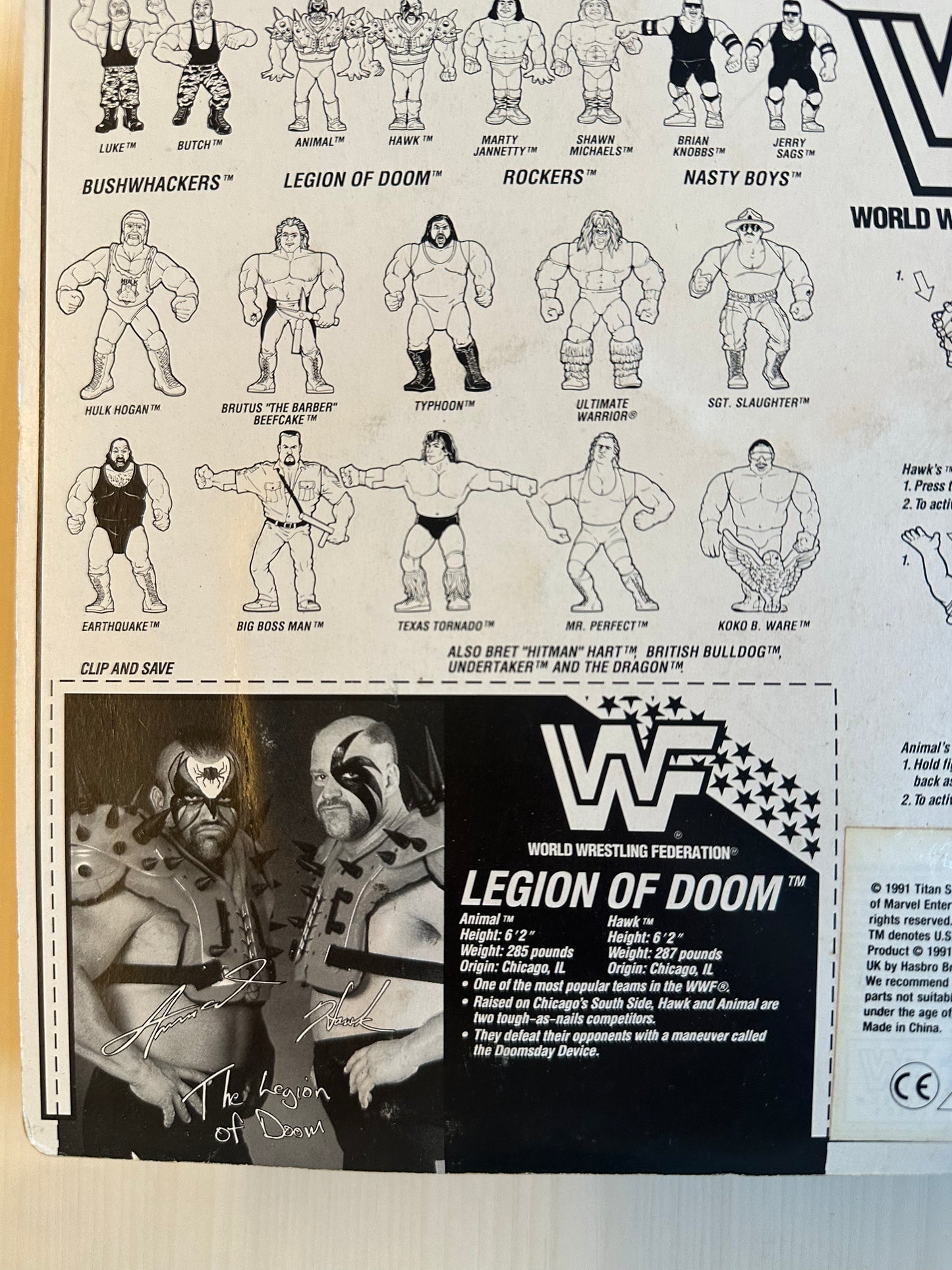The Legion of Doom Series 2 WWF Hasbro
