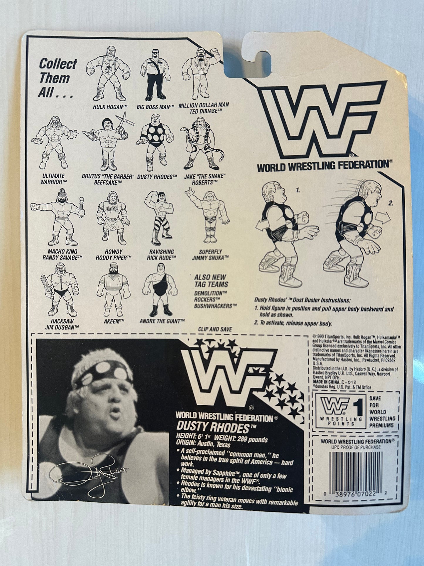 Dusty Rhodes Series 2 WWF Hasbro