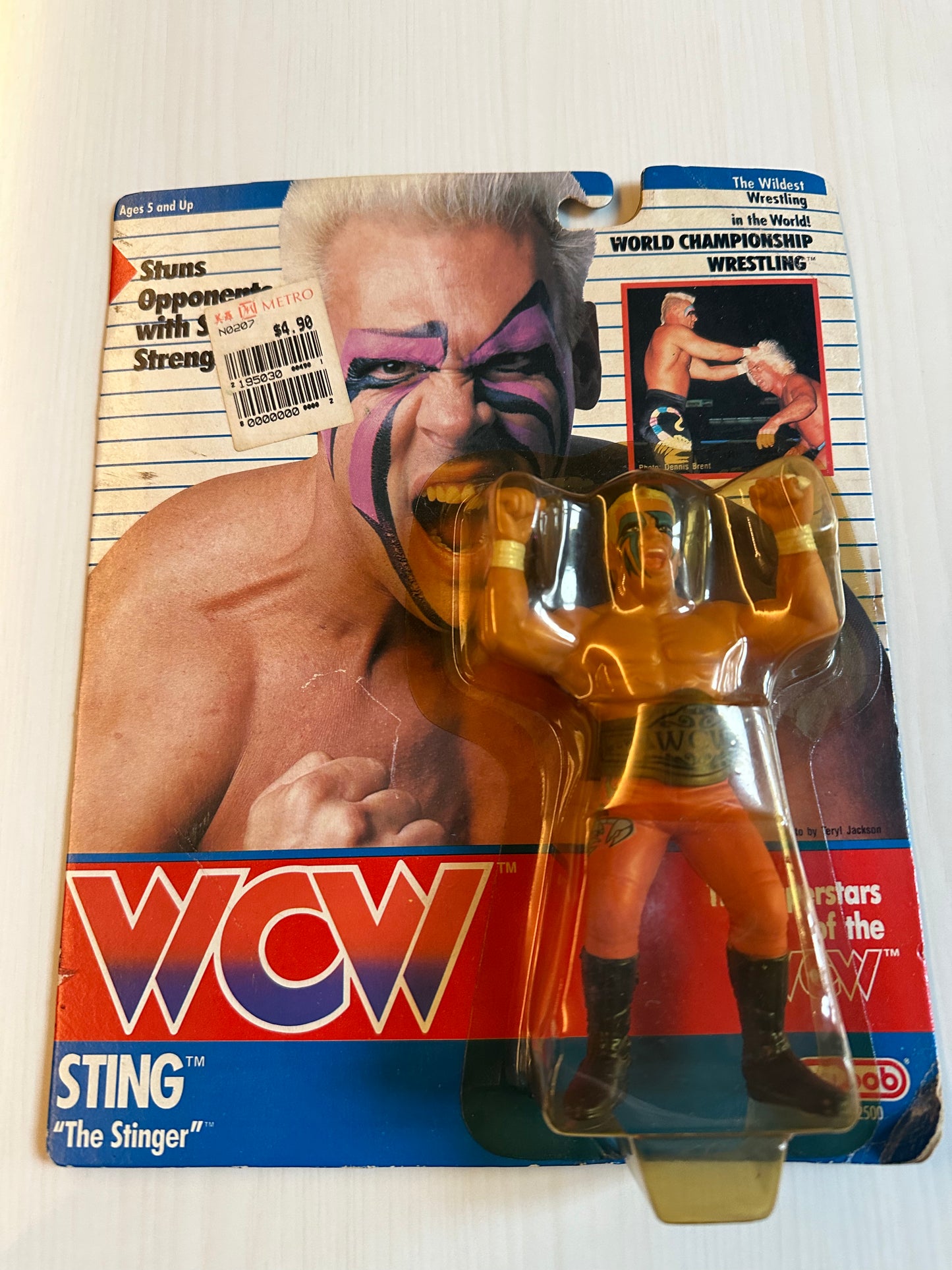 Sting WCW Galoob Orange UK Exclusive