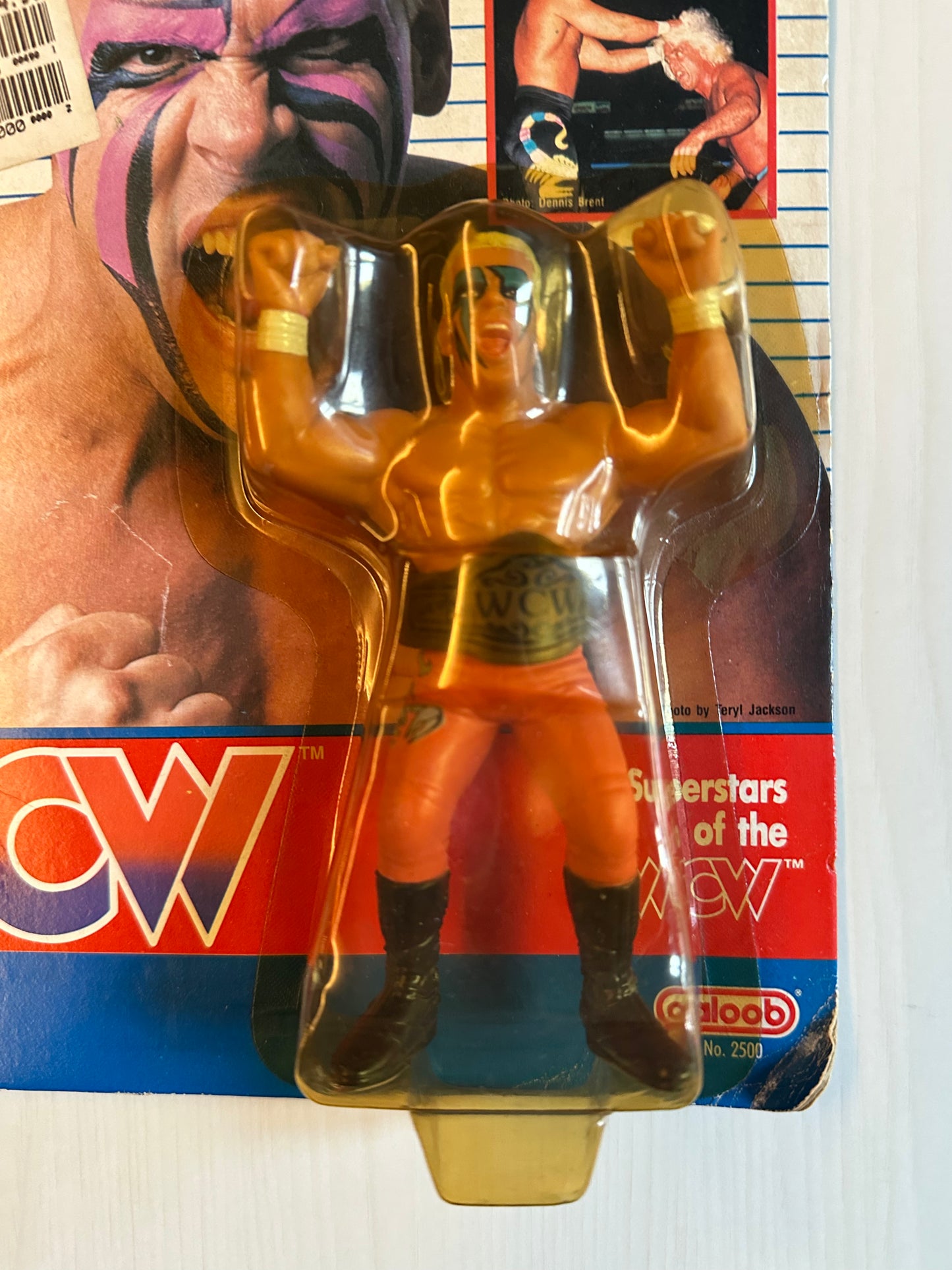 Sting WCW Galoob Orange UK Exclusive