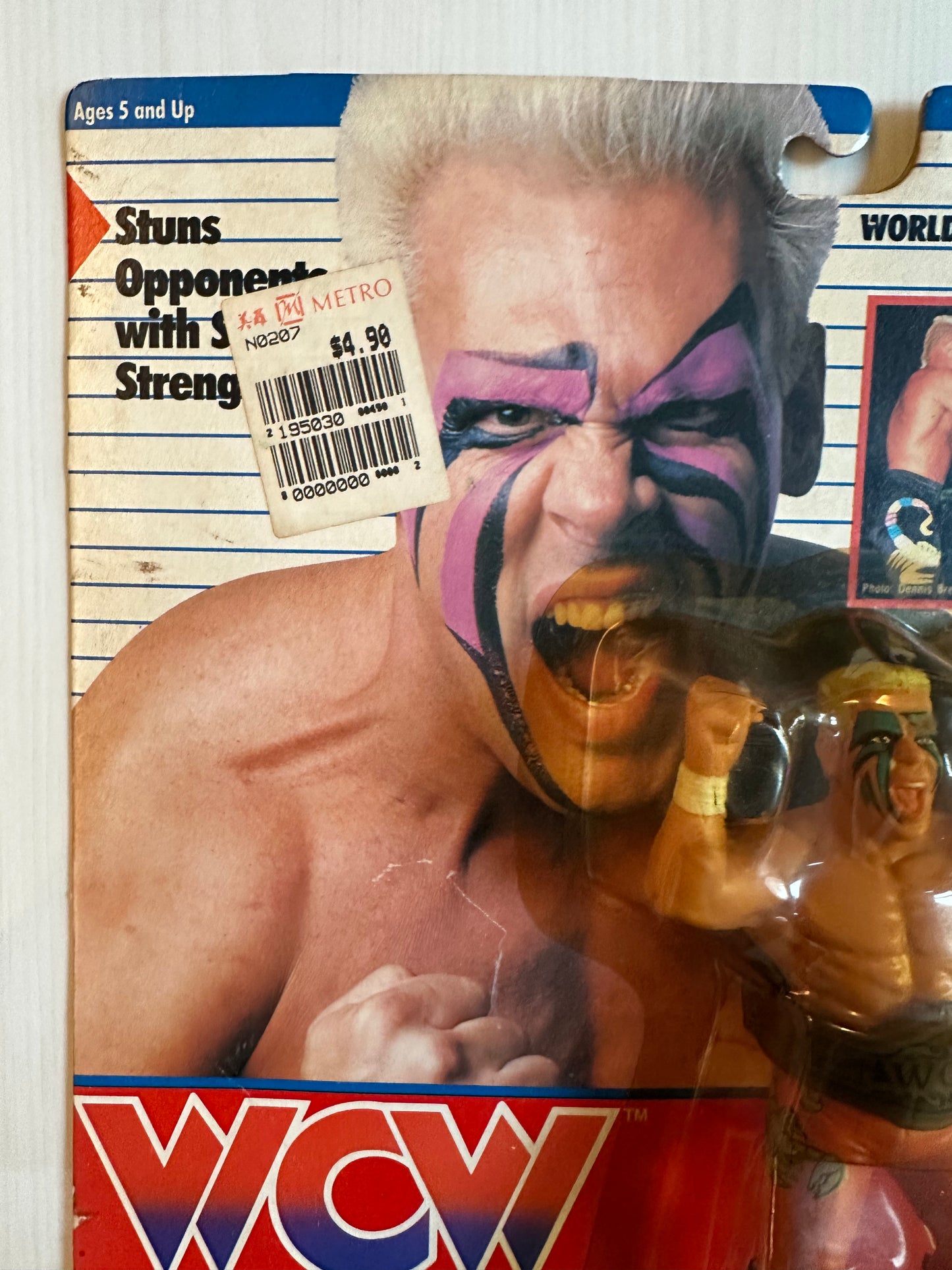Sting WCW Galoob Orange UK Exclusive