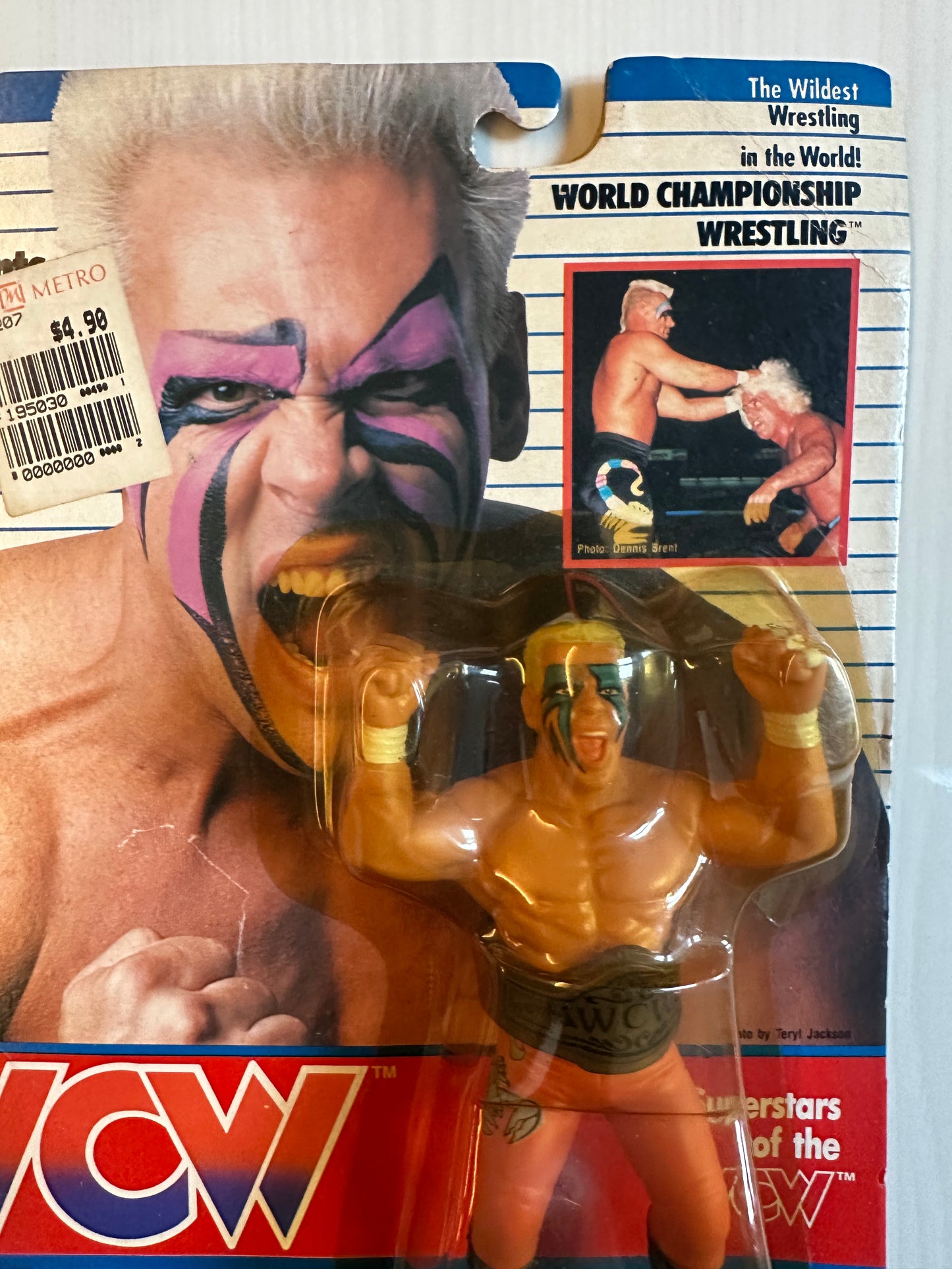 Sting WCW Galoob Orange UK Exclusive
