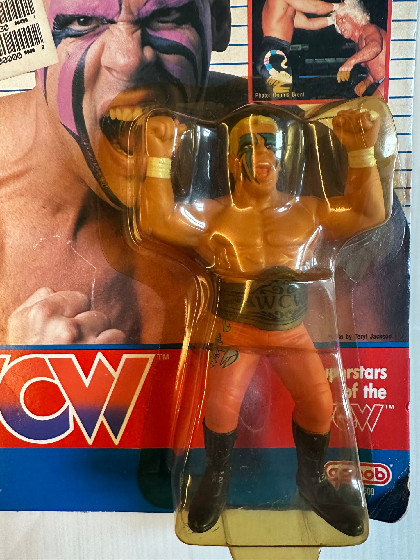 Sting WCW Galoob Orange UK Exclusive