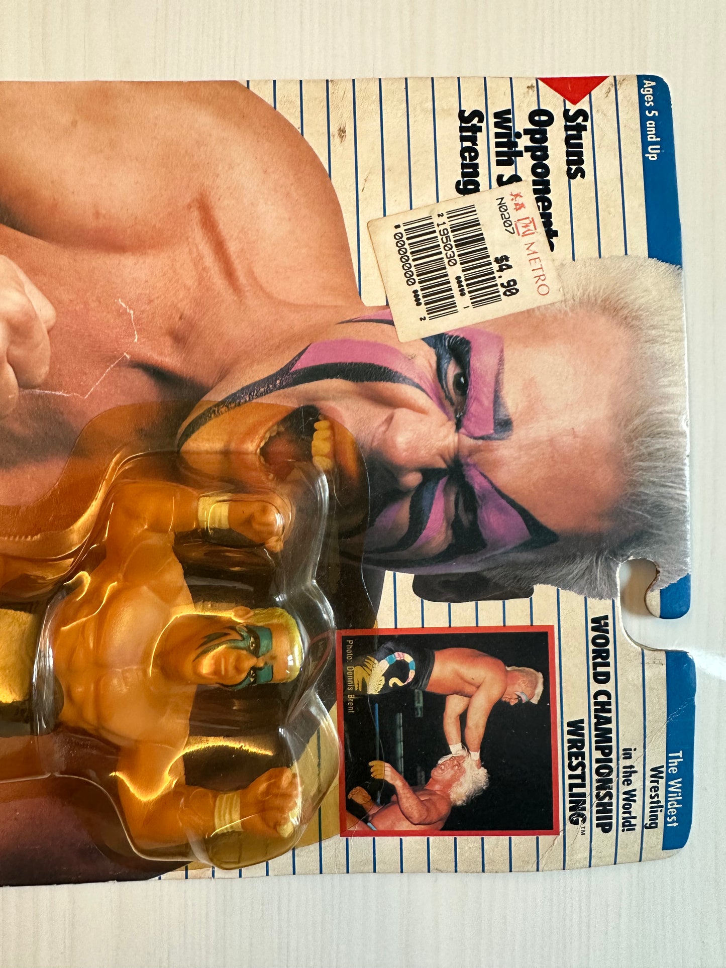 Sting WCW Galoob Orange UK Exclusive