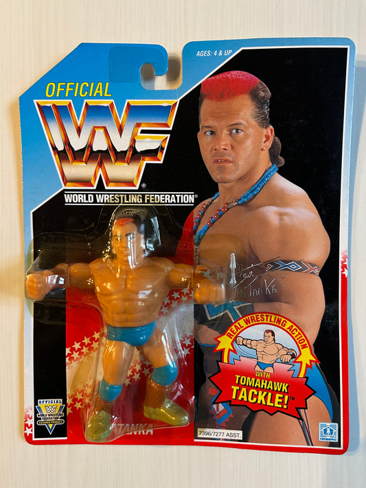 Tatanka Series 6 WWF Hasbro MOC figure