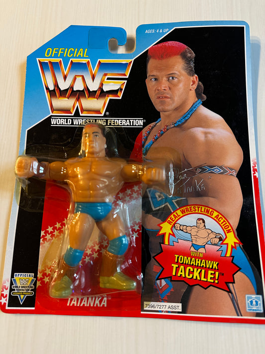 Tatanka Series 6 WWF Hasbro MOC figure