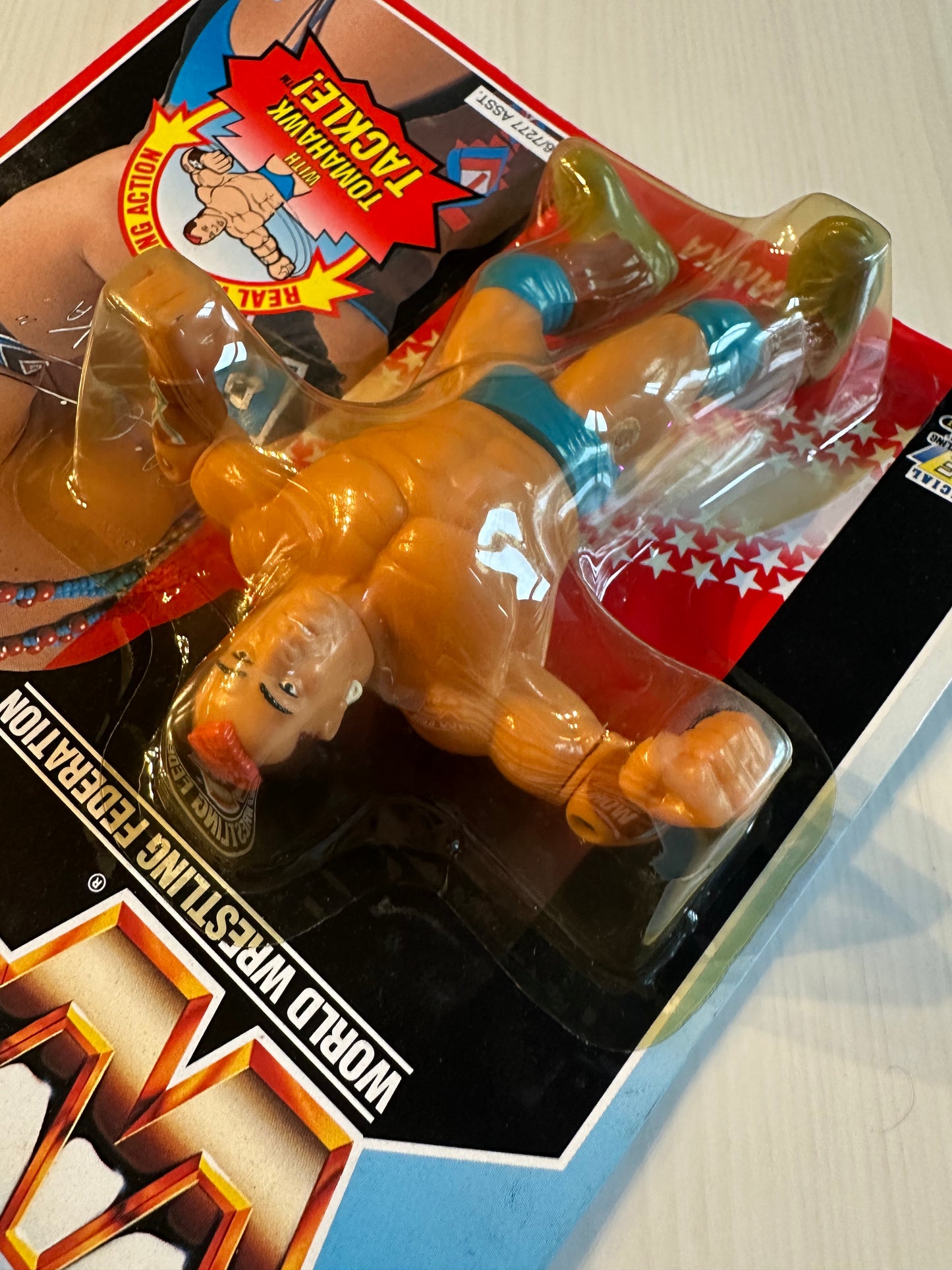 Tatanka Series 6 WWF Hasbro MOC figure