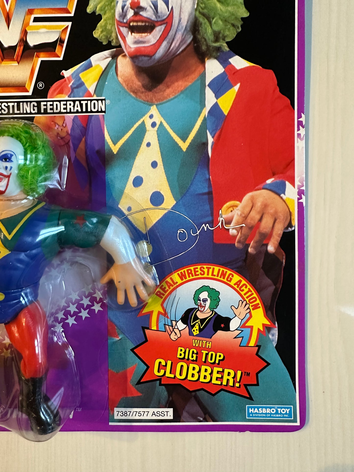 Doink the Clown Series 9 WWF Hasbro MOC figure