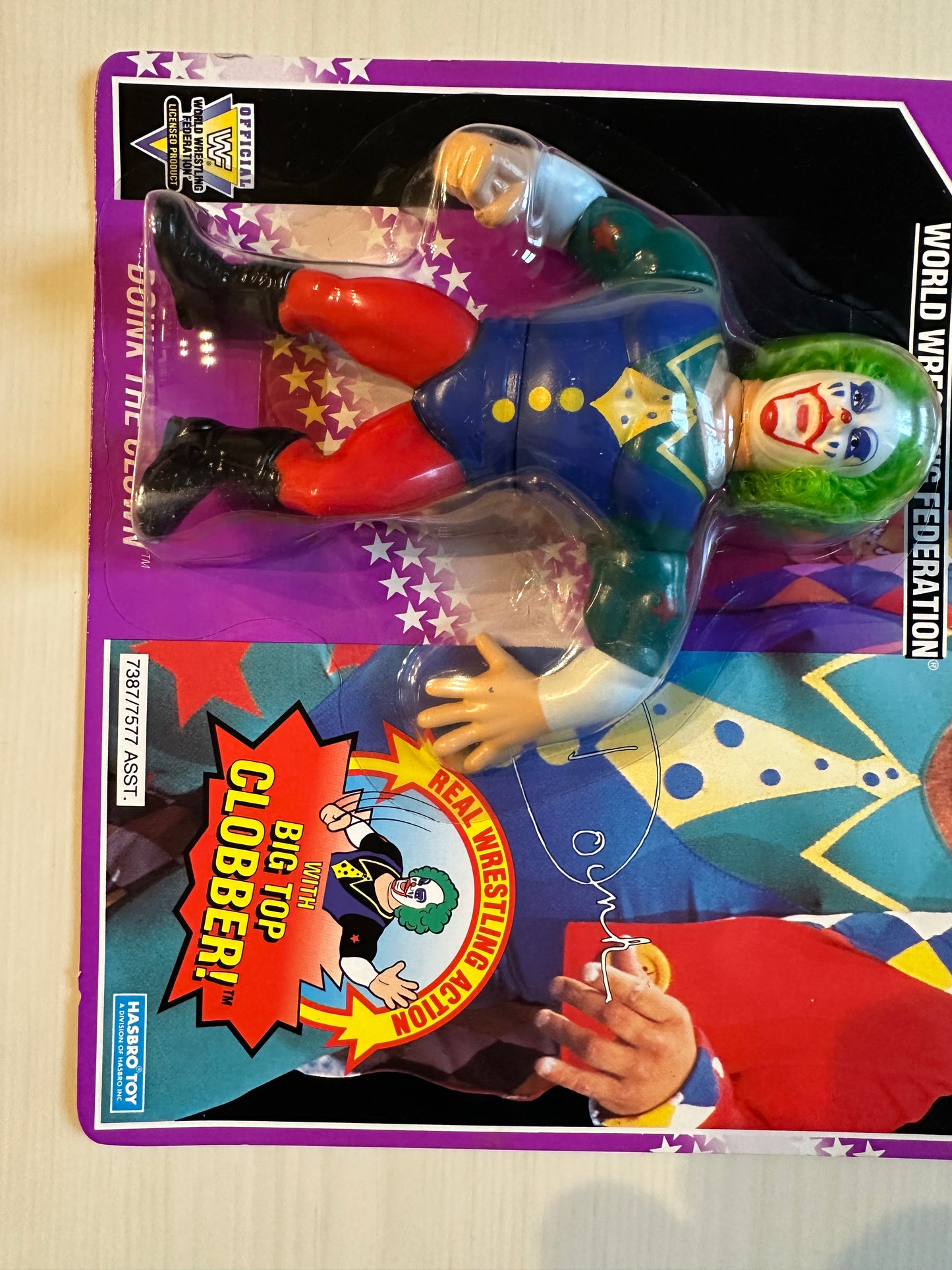 Doink the Clown Series 9 WWF Hasbro MOC figure