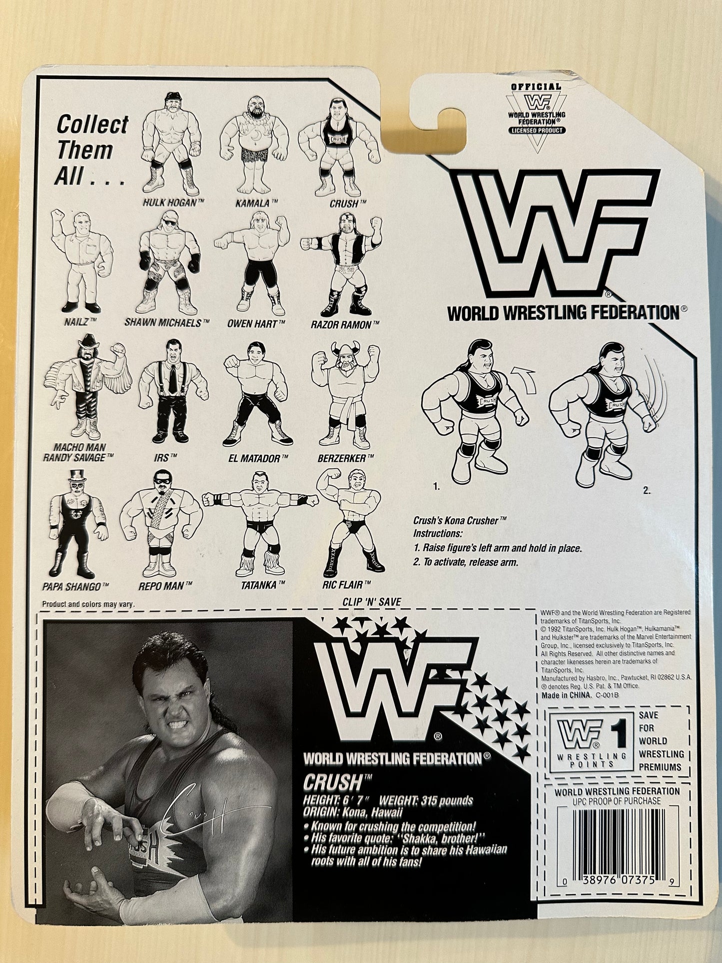 Crush Series 7 WWF Hasbro