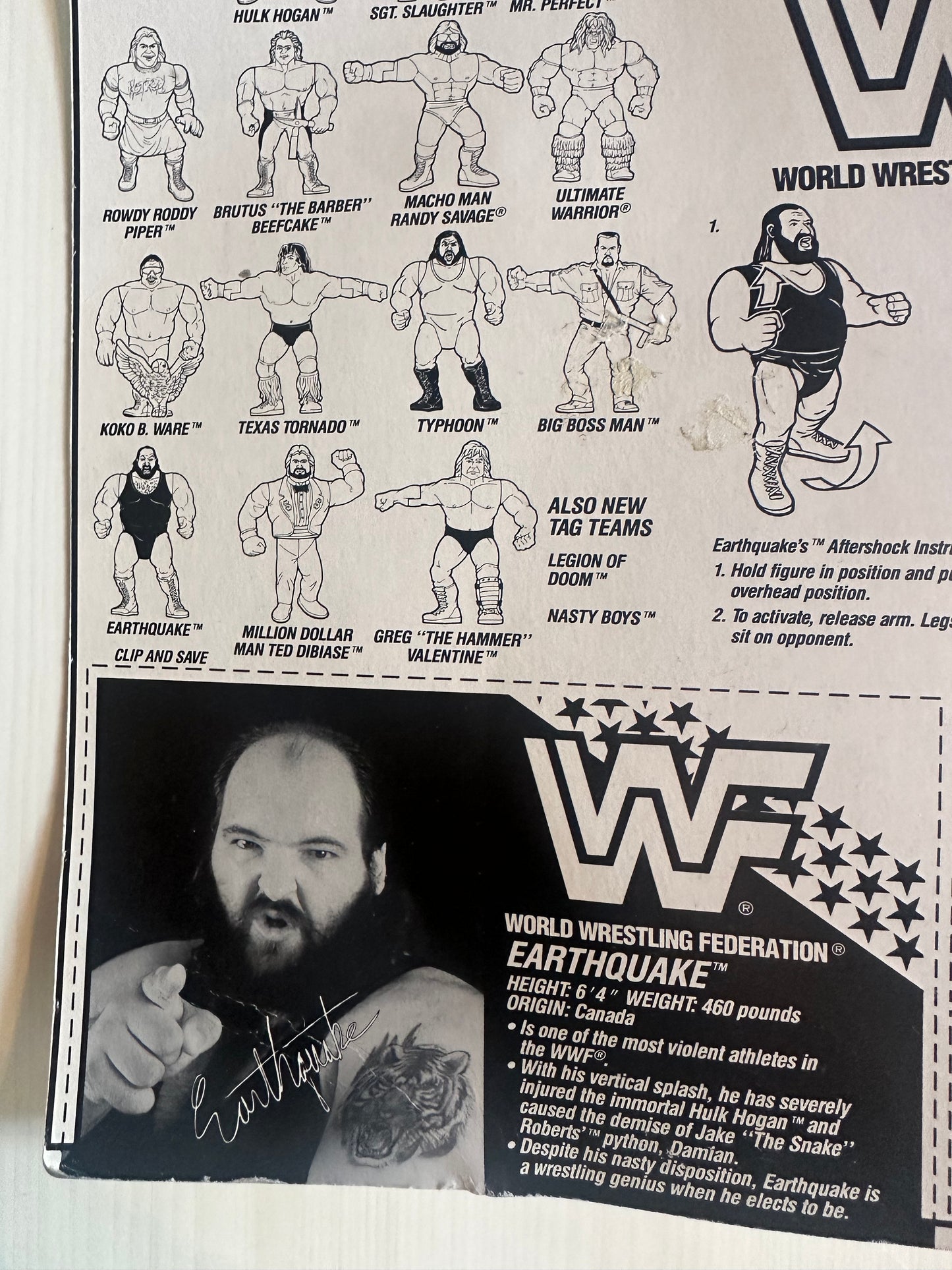Earthquake Series 3 WWF Hasbro