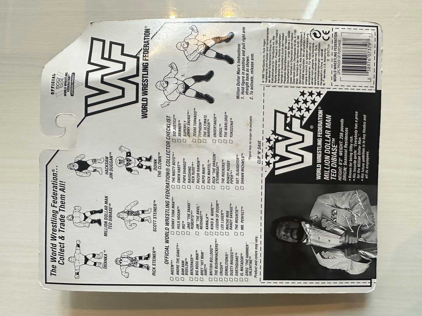 Million Dollar Man Series 9 WWF Hasbro