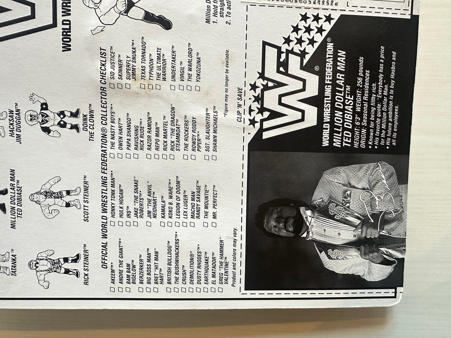 Million Dollar Man Series 9 WWF Hasbro